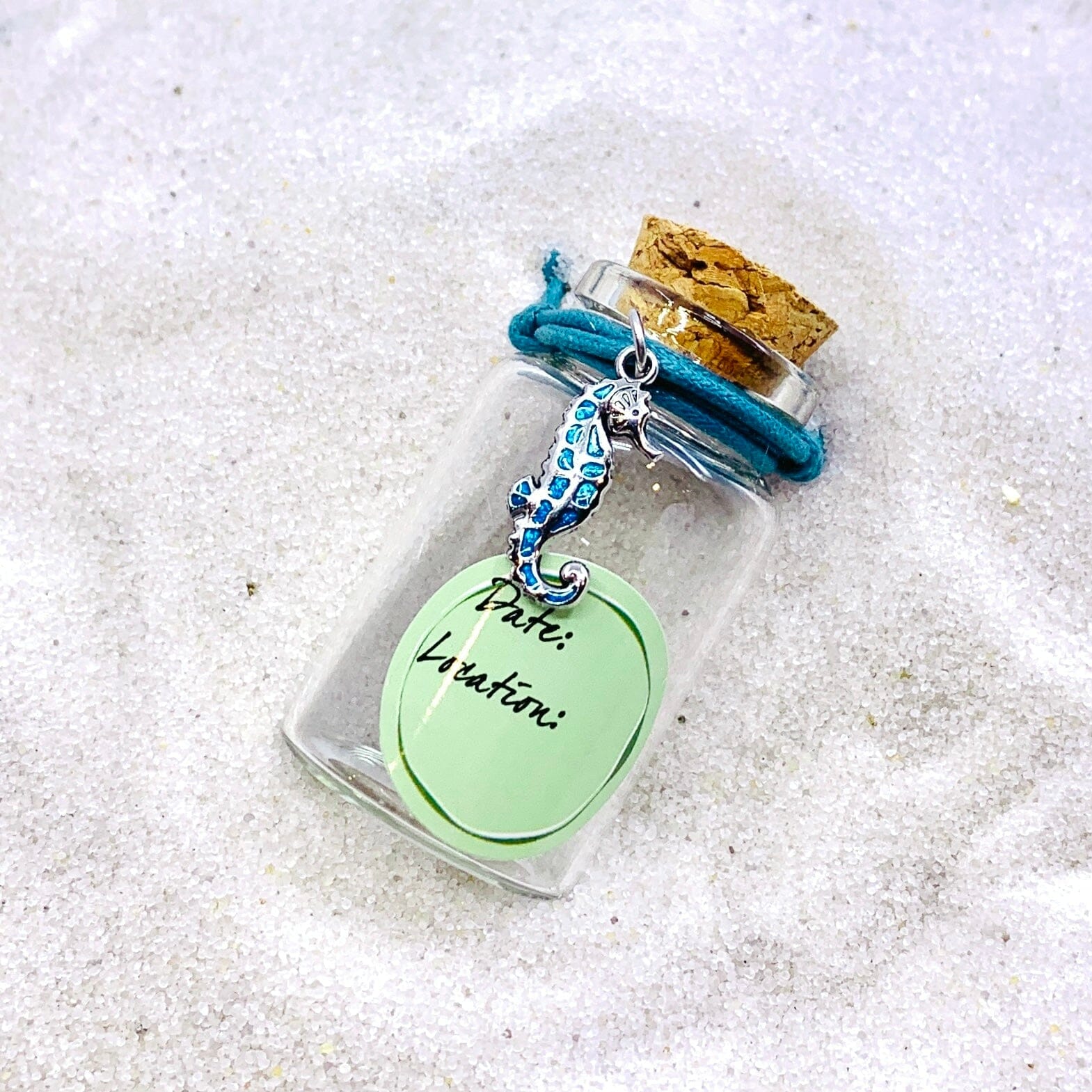 Keepsake Sand Jar and Bracelet, Seahorse Jewelry GANZ 