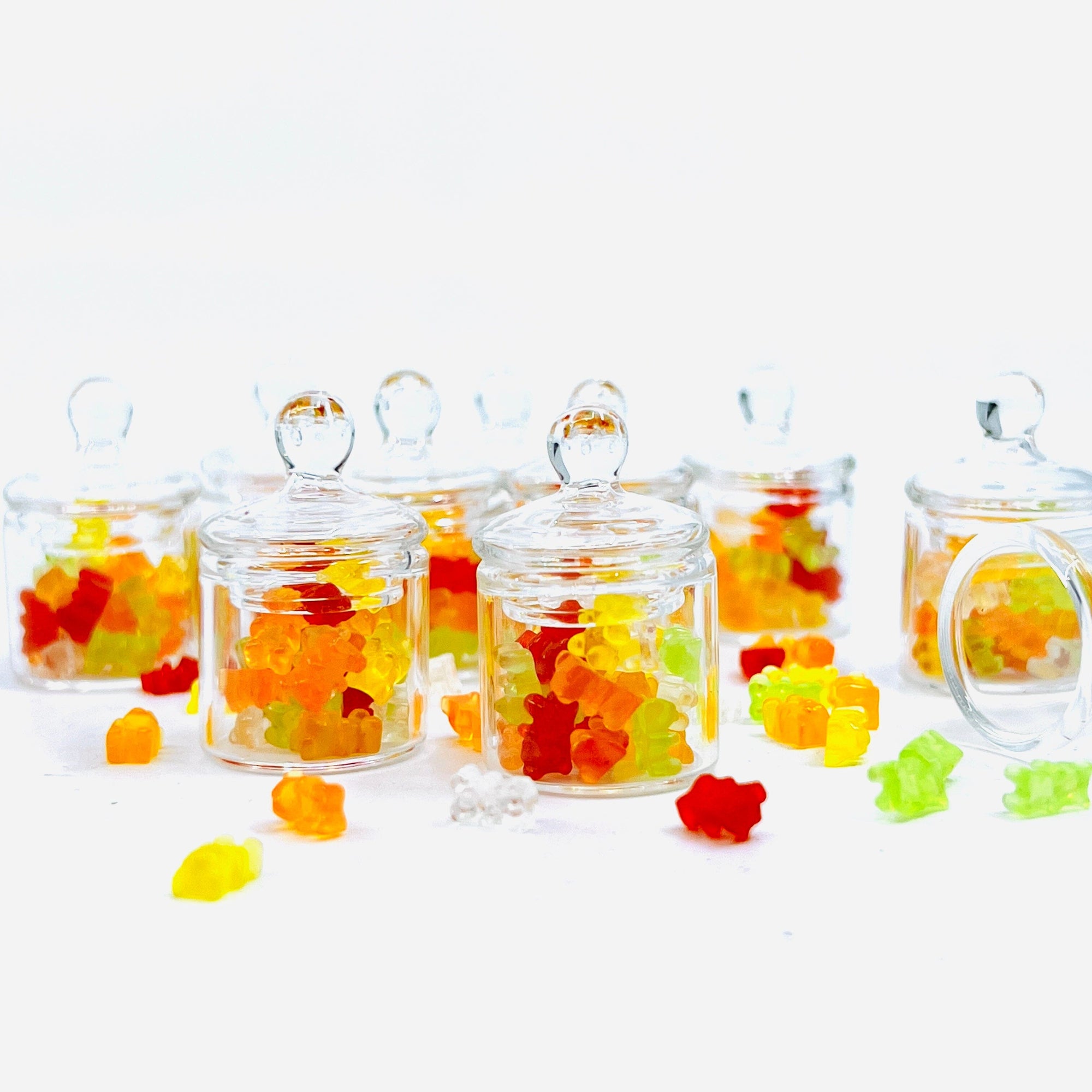 Tiniest Jar of Gummy Bears Wholesale 10 Pack Miniature - 