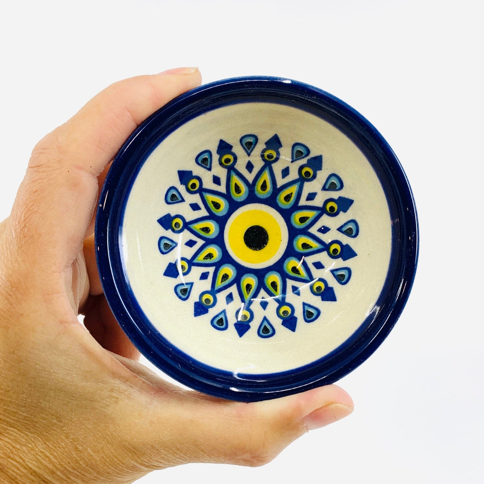 Handmade Turkish Evil Eye Bowl 4 Decor Natto USA 