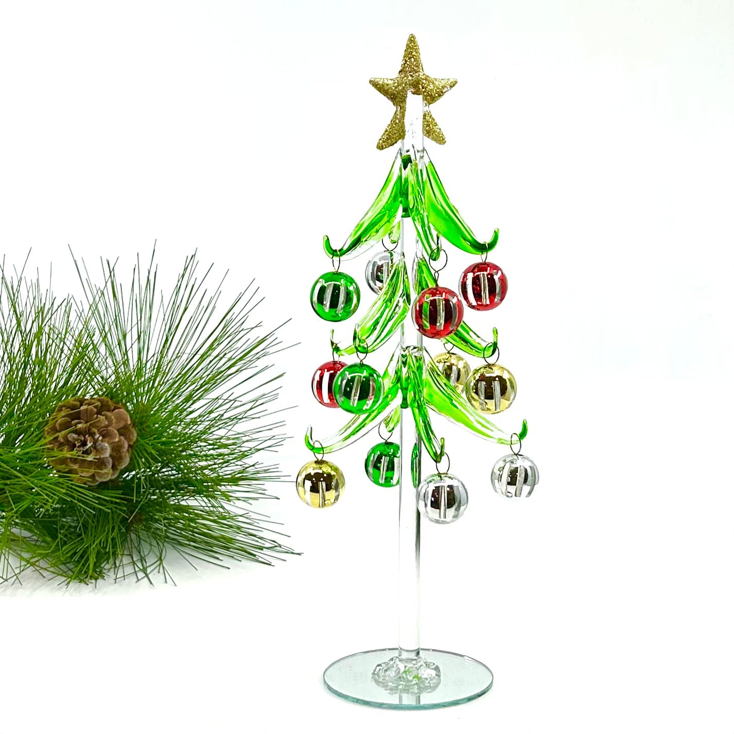 Glass Dangle Multi Colored Ball Tree 14 Large Decor One Hundred 80 Degrees 