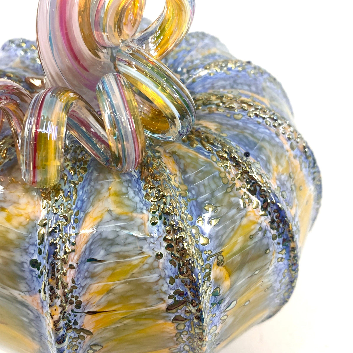 Facebook Live Pumpkin 21 Gabby Luke Adams Glass Blowing Studio 