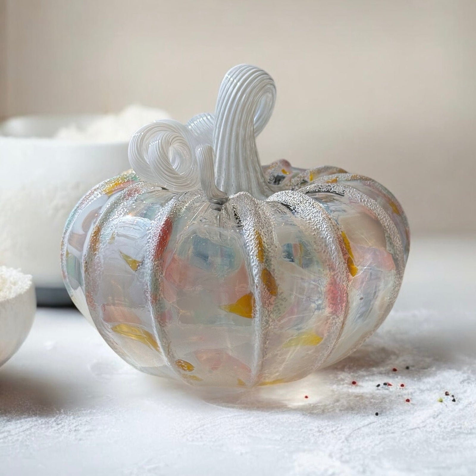 Cake Pop Pumpkin inspo Luke Adams Glass Blowing Studio Large 