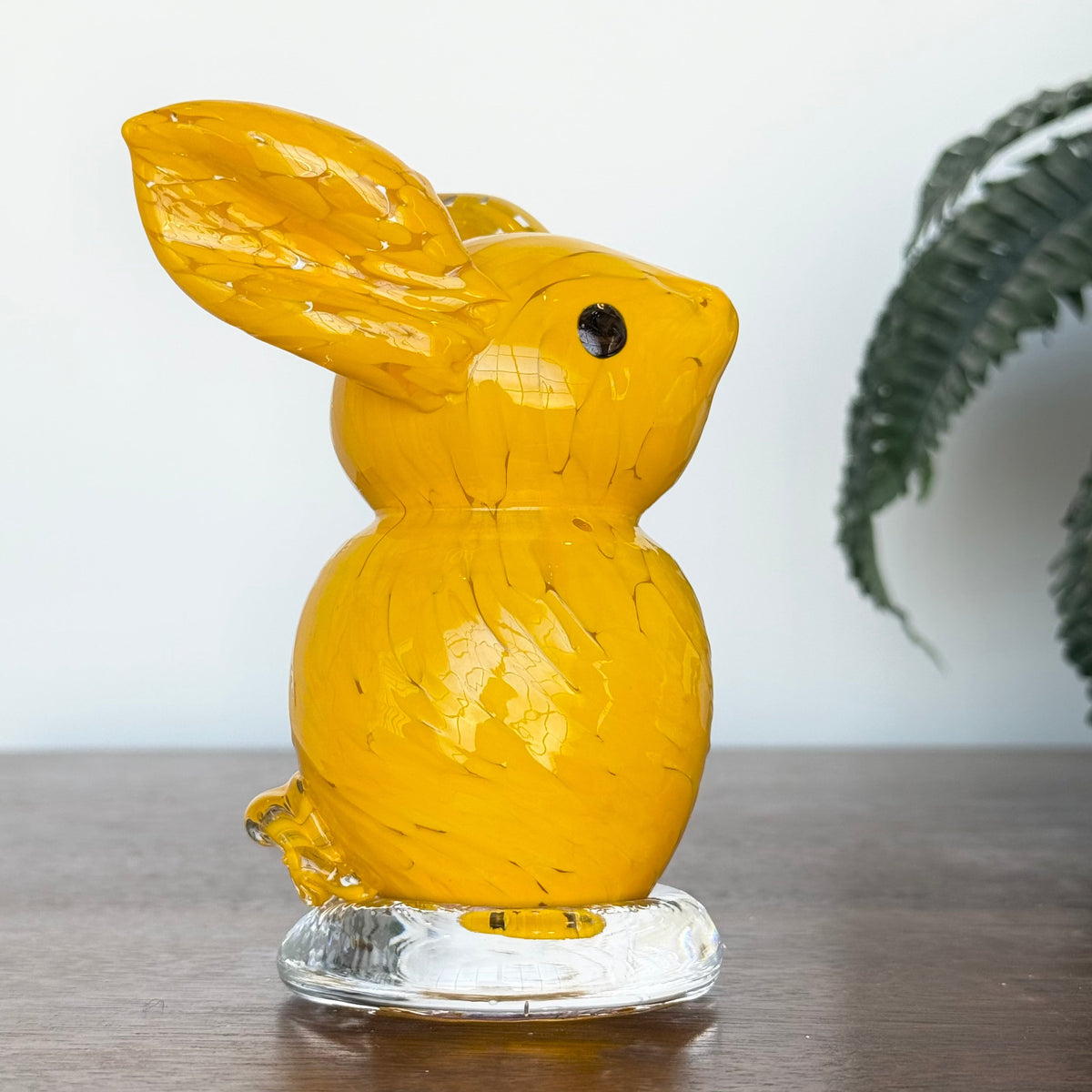 Daily Bunny 14 - Mustard Gabby Luke Adams Glass Blowing Studio 
