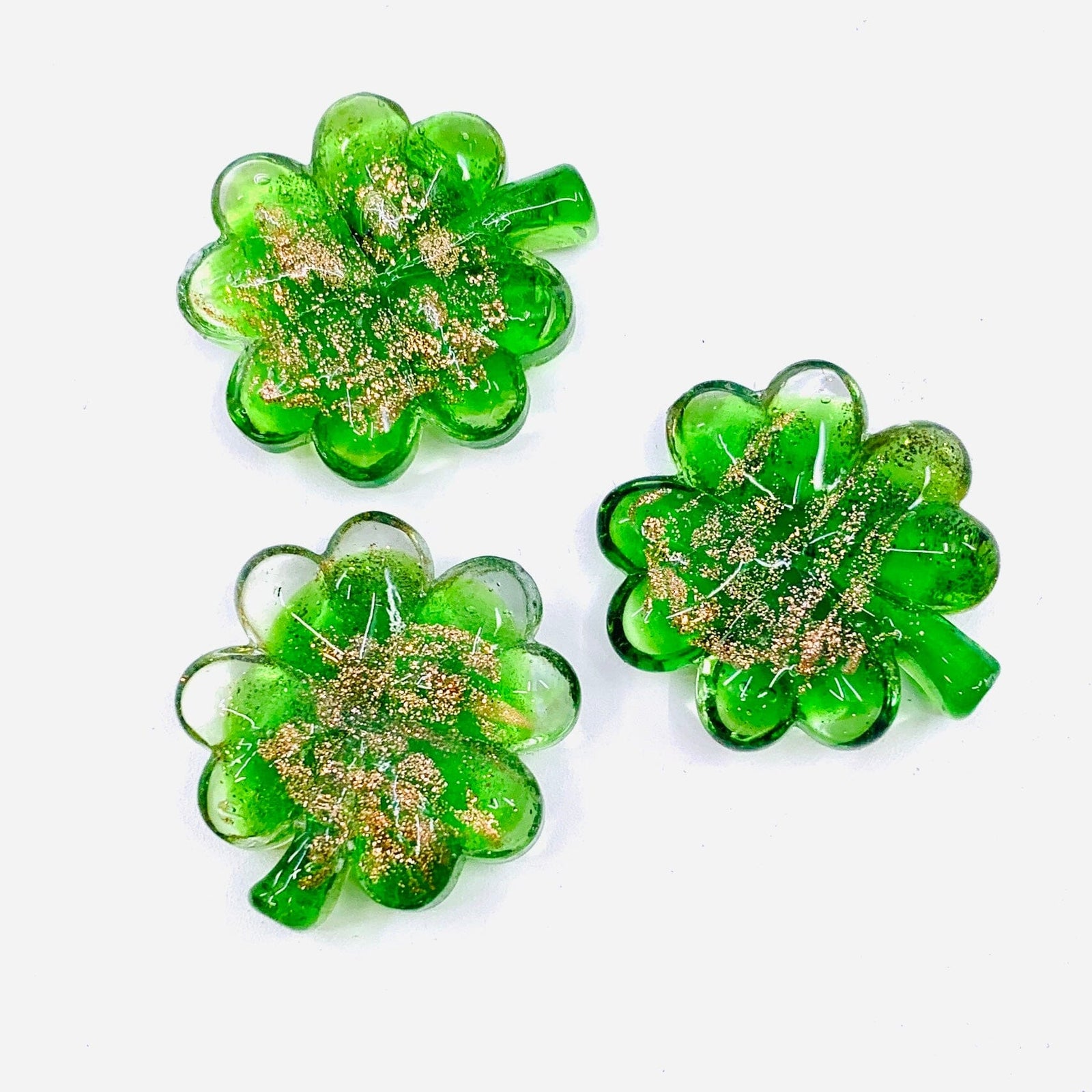 Lucky Glass Pocket Clover 169, Glitter Miniature - 