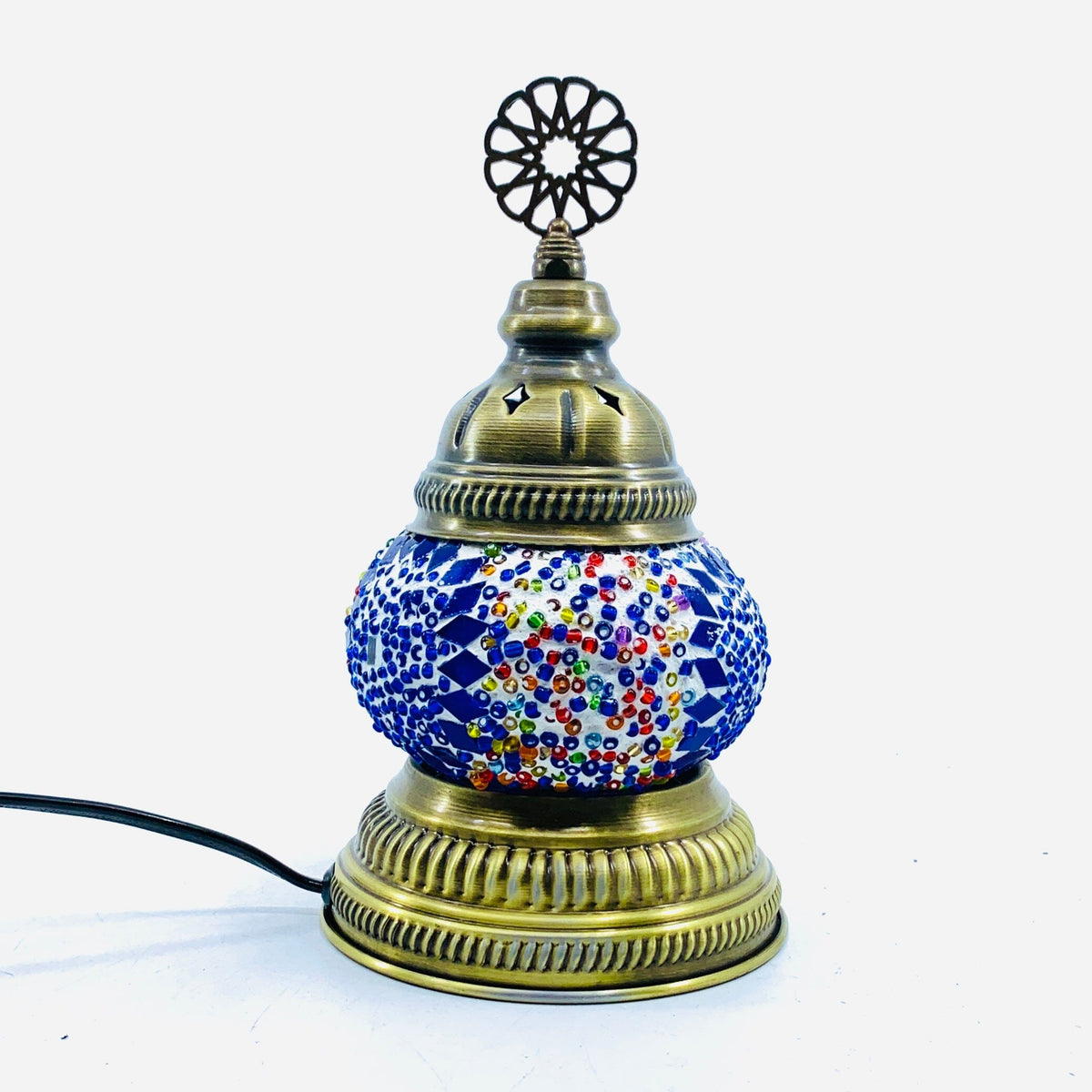 Turkish Mosaic Mini Lamp, 17 Decor Natto USA 