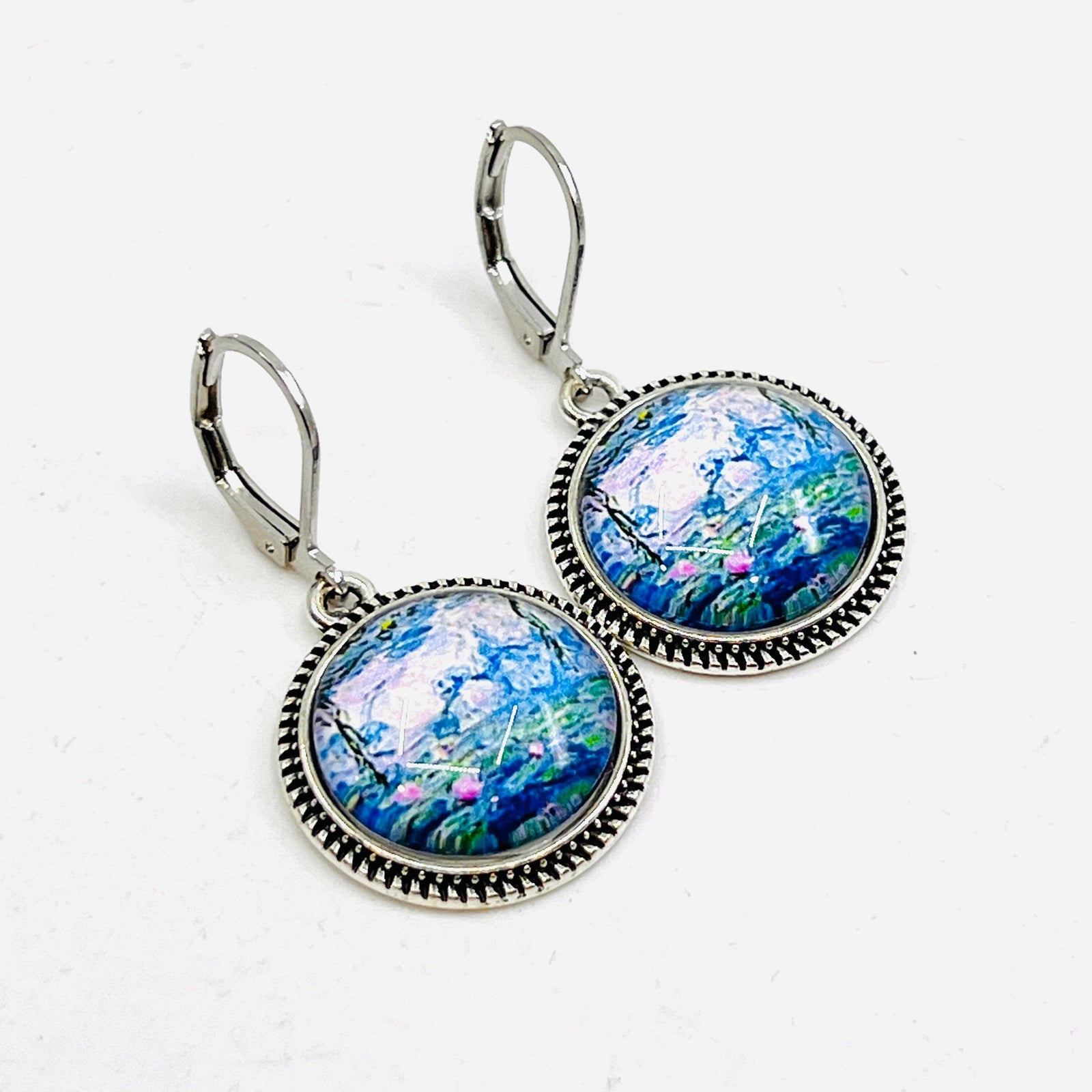 Fine Art Dangle Earrings - Monet Jewelry - 