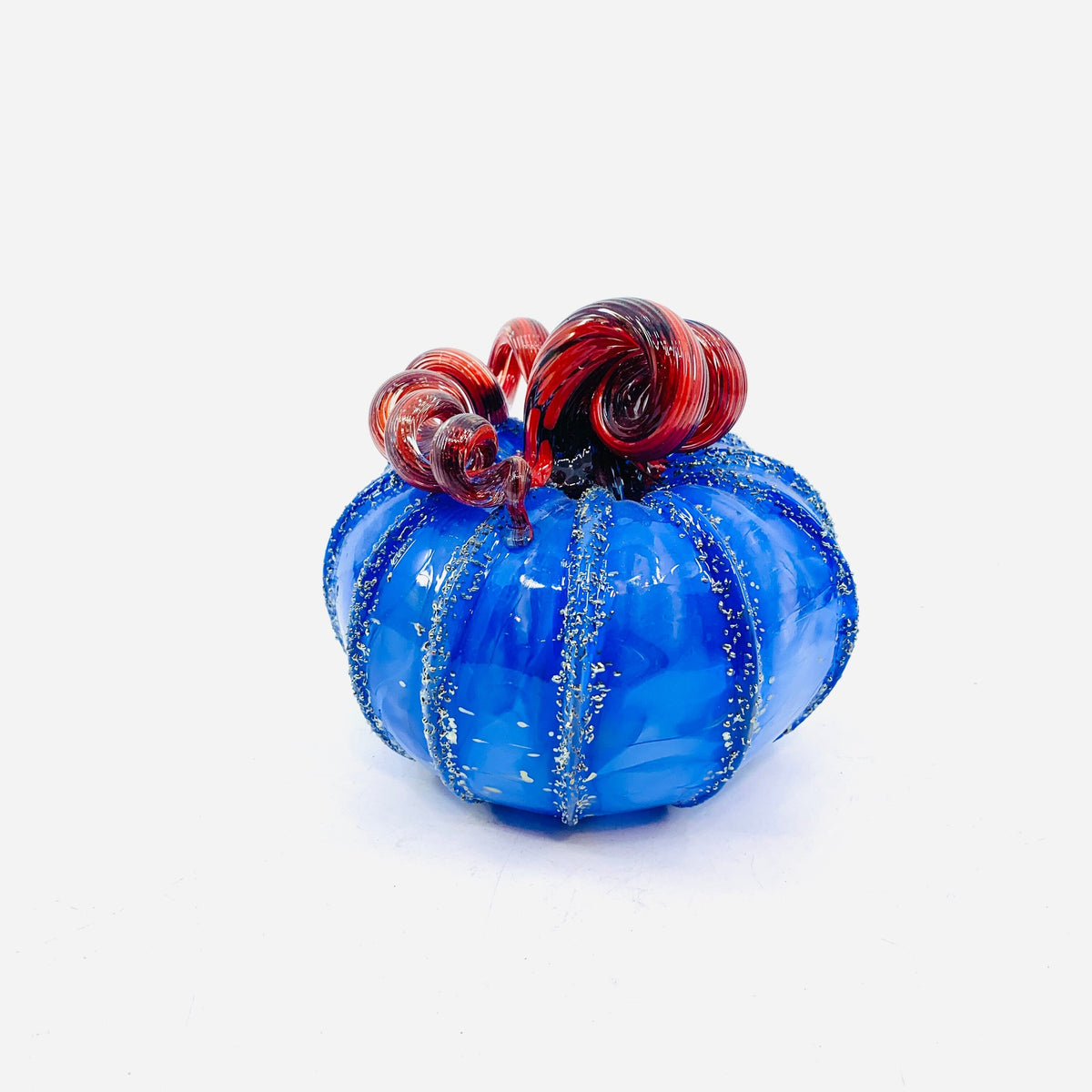 Daily Pumpkin 1959 Squat Signed by Luke Adams Gabby Luke Adams Glass Blowing Studio 