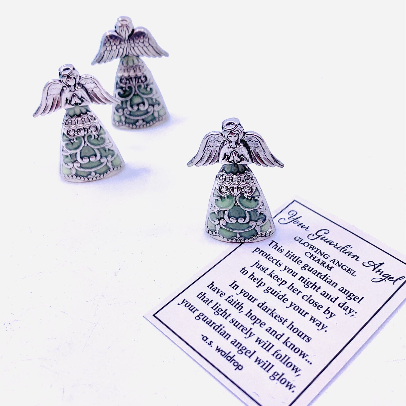 Glowing Angel Pocket Charm PT69 Miniature GANZ 