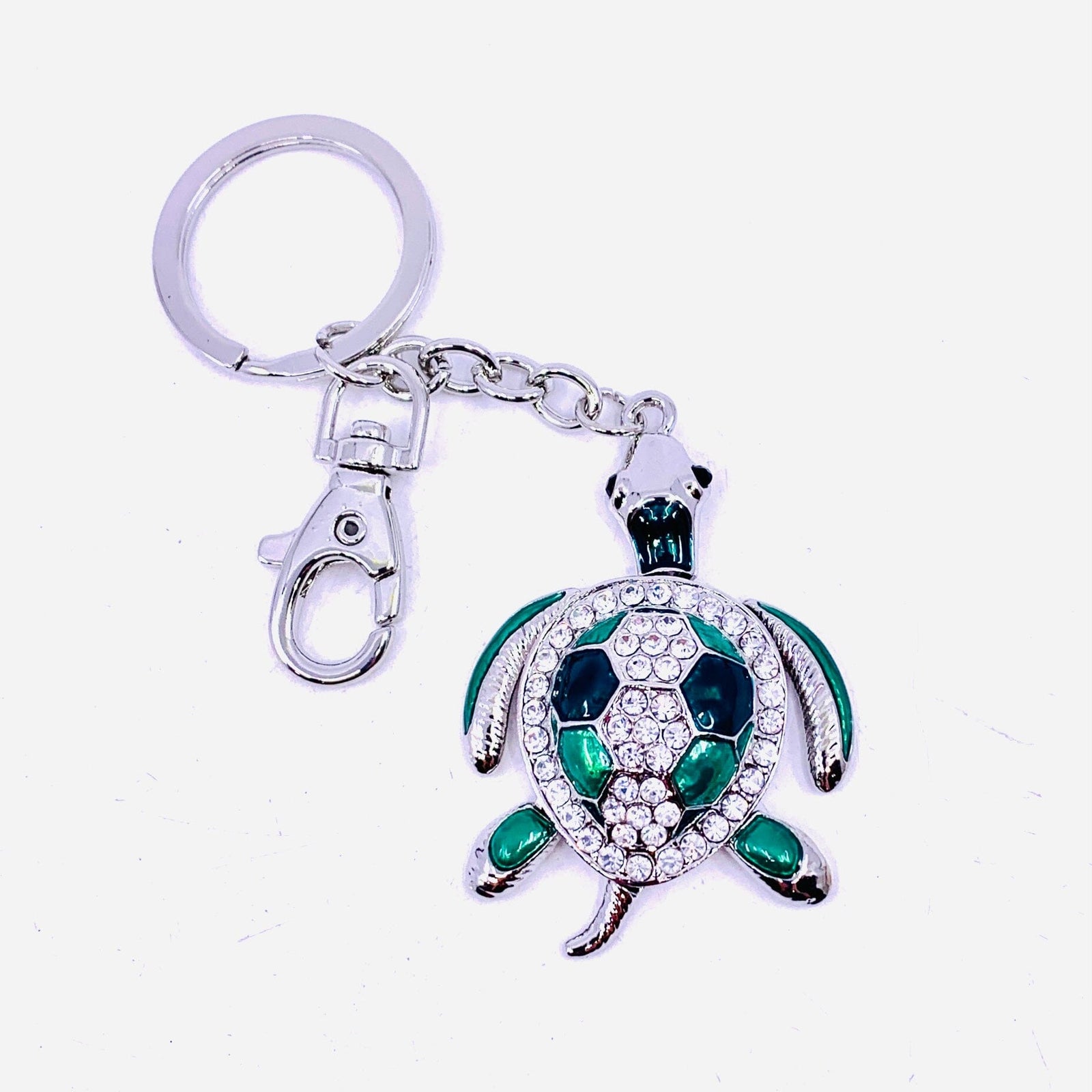 Bejeweled Key Chain 1, Sea Turtle Green Accessory Kubla Craft 