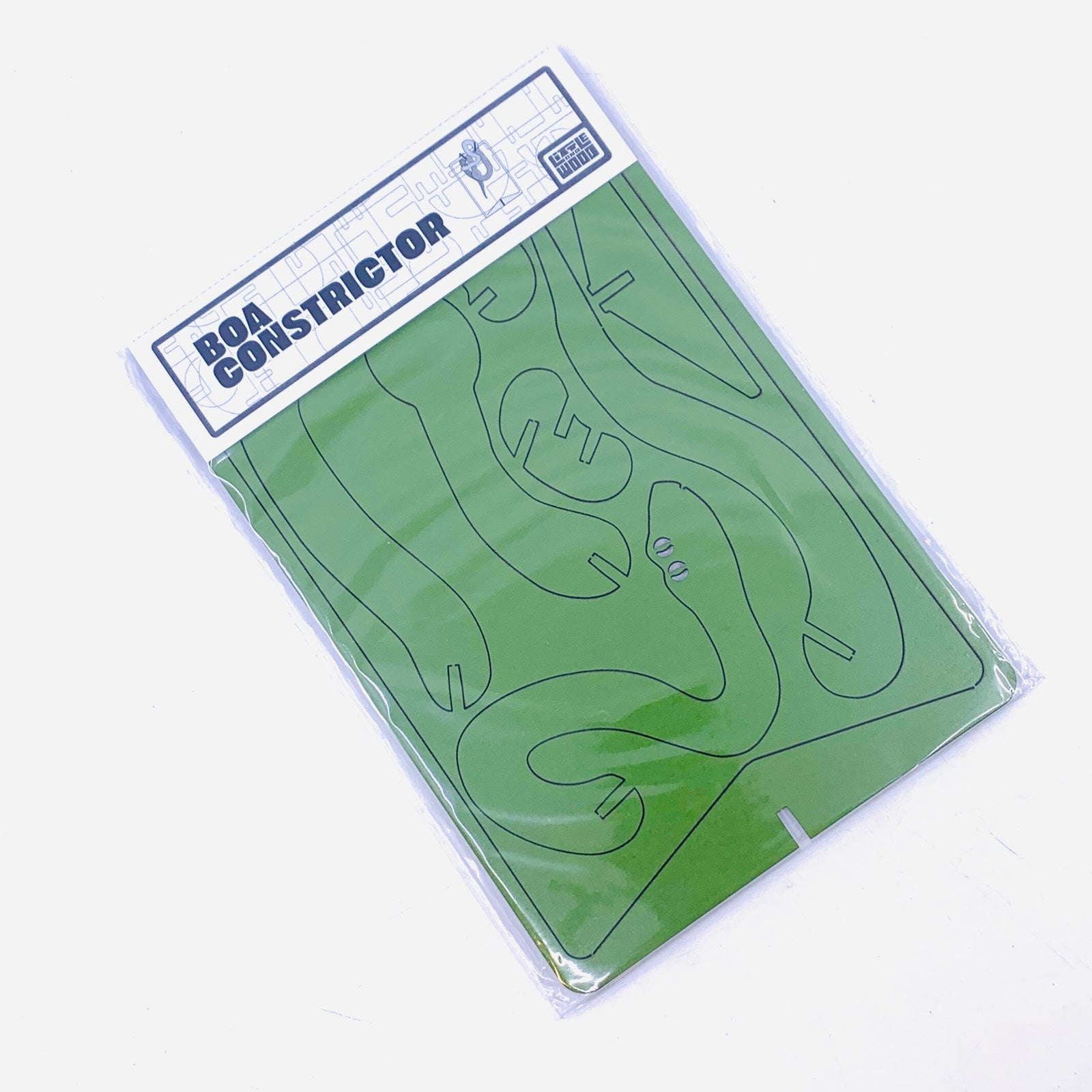 Wooden Animal Puzzle 14, Boa Constrictor Little and Wood 