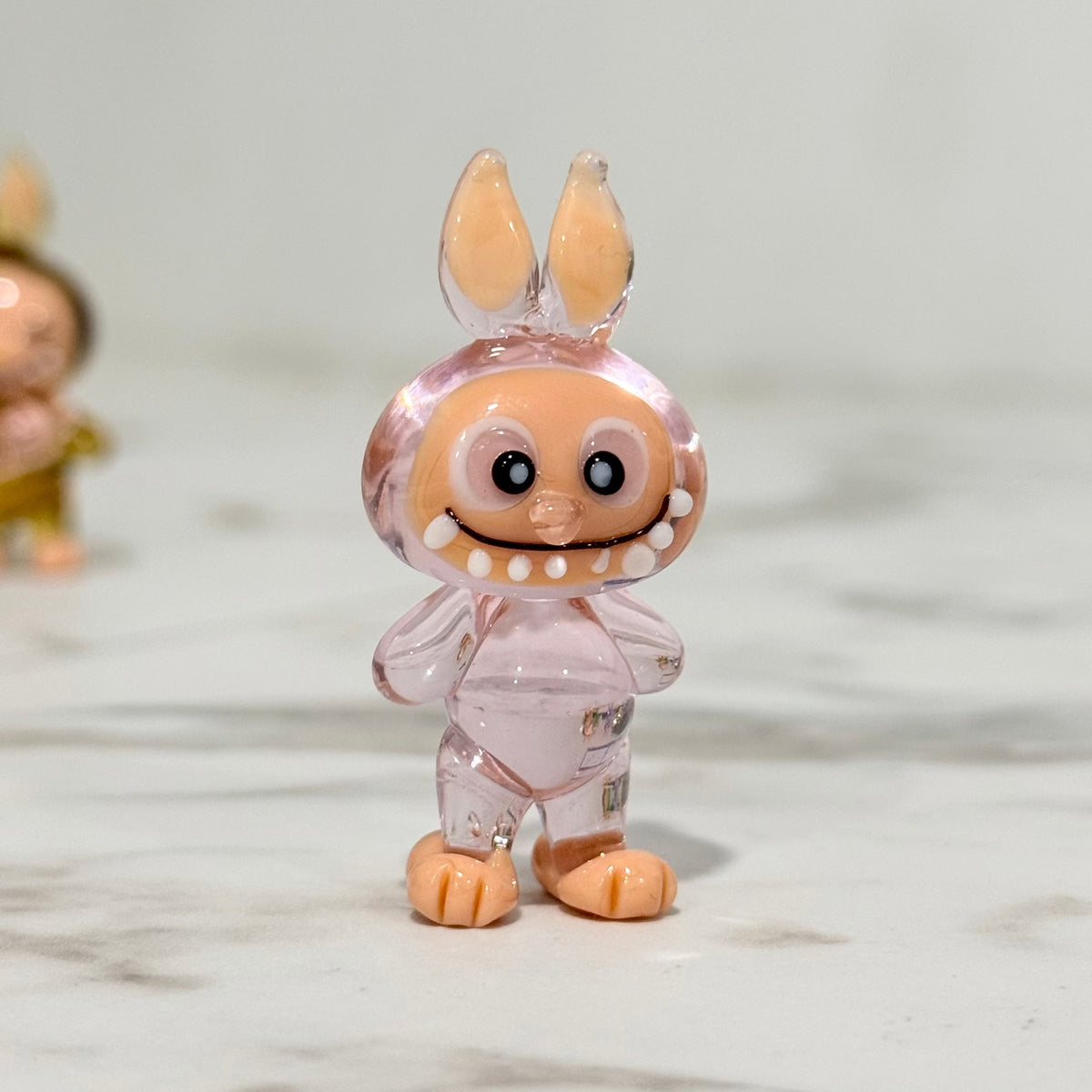 Glass Labubu Monsters, Pink Alex 