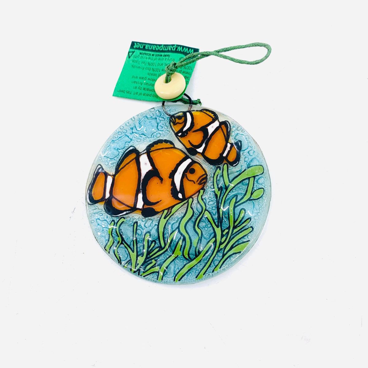 Fair Trade Ornament 19 Clown Fish Ornament Pam Peana 