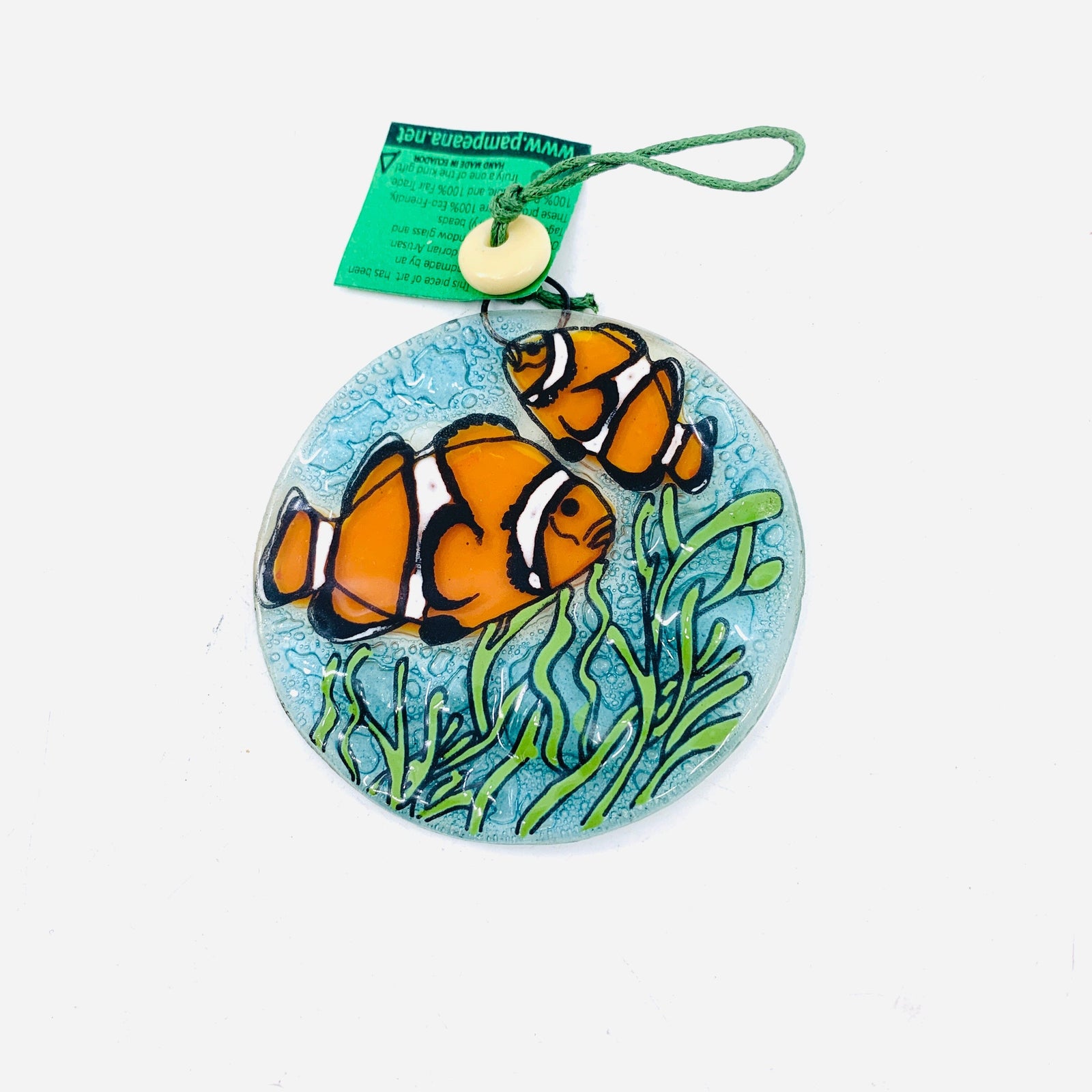 Fair Trade Ornament 19 Clown Fish Ornament Pam Peana 