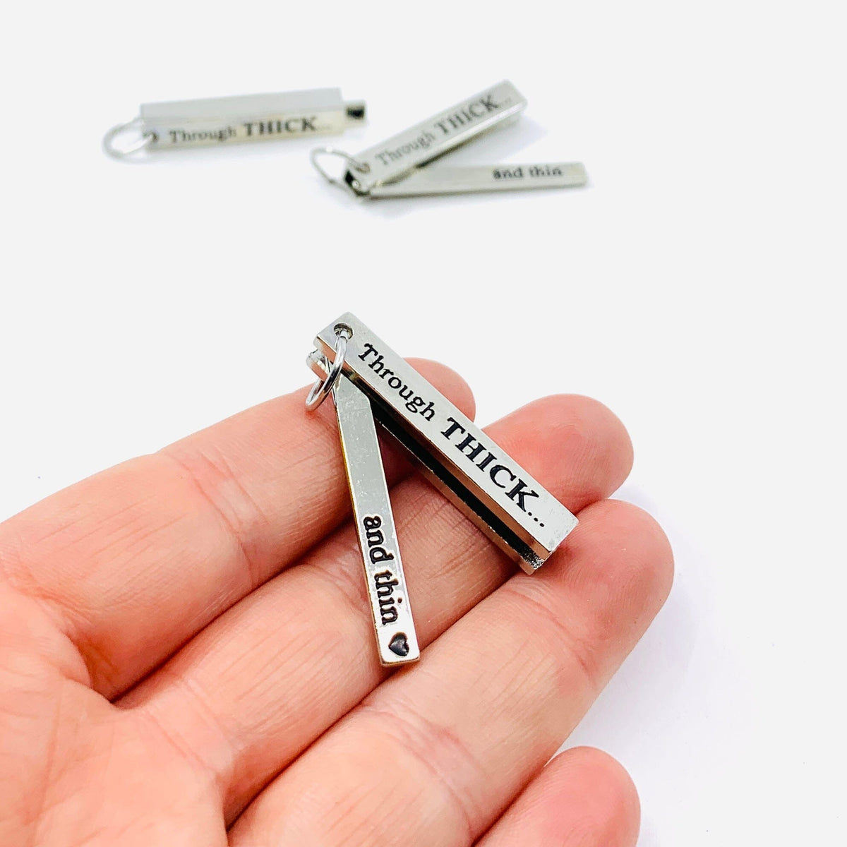 Through Thick and Thin Pocket Charm PT55 Miniature GANZ 