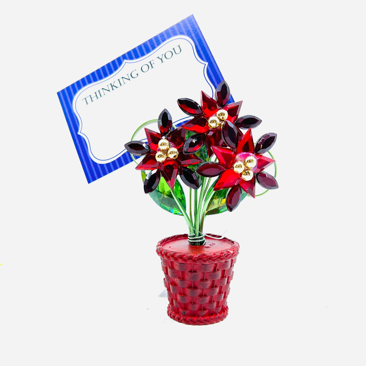Acrylic Bouquet, Poinsettia Decor GANZ 