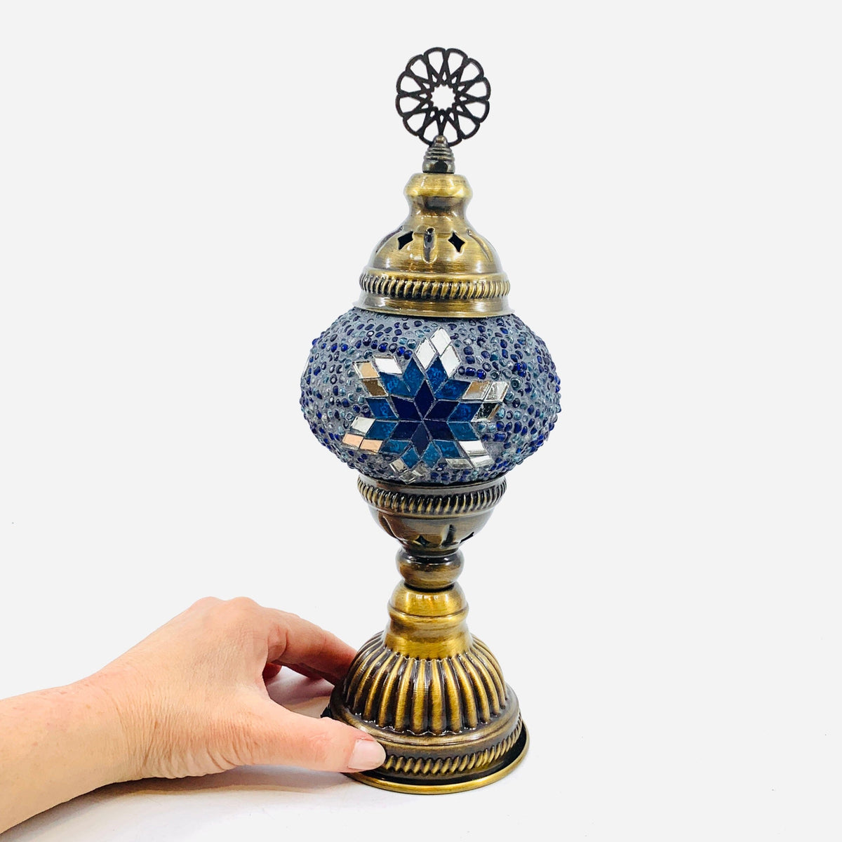 Turkish Mosaic Lamp, 18 Decor Natto USA 