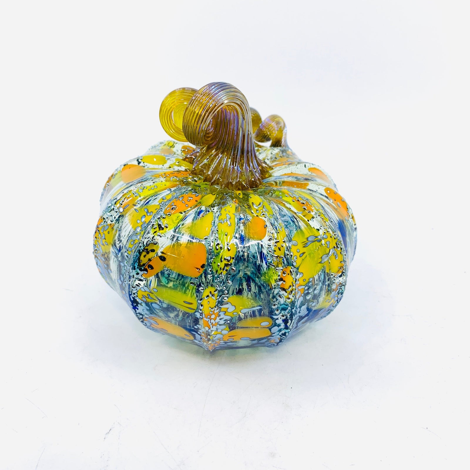 Daily Pumpkin 1971 Squat Almost a Starry Night Gabby Luke Adams Glass Blowing Studio 