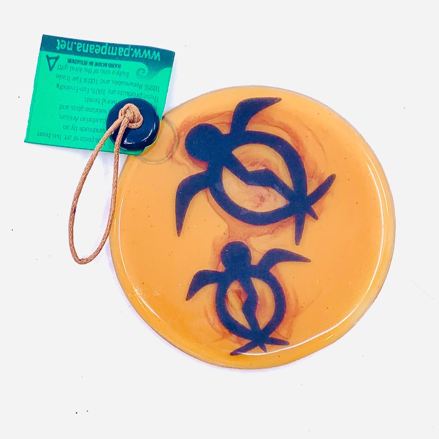 Fair Trade Ornament 148 Honu Turtle Ornament Pam Peana 