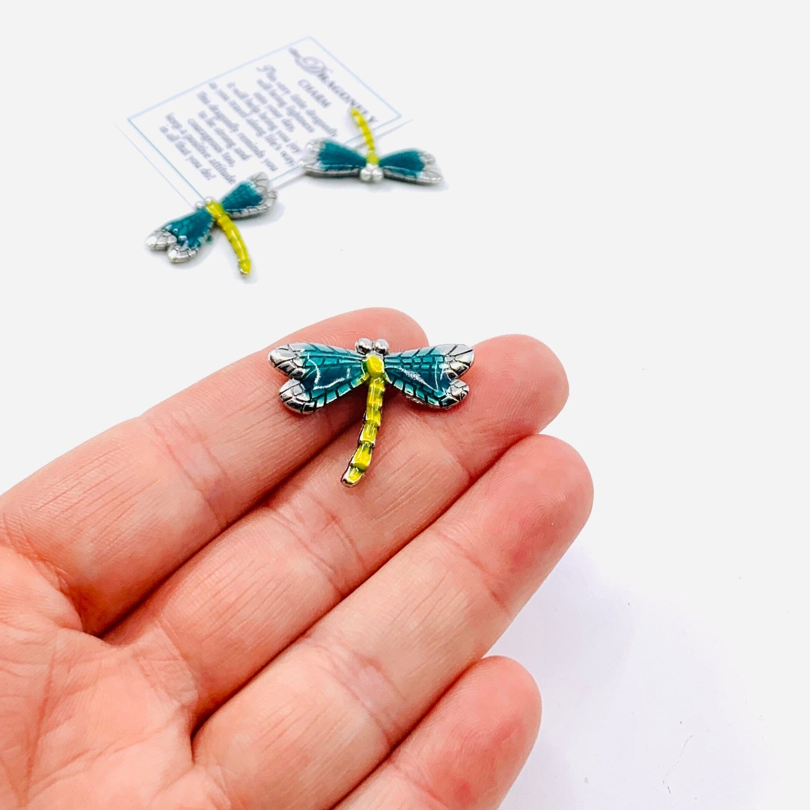 Dragonfly Pocket Charm PT53 Miniature GANZ 