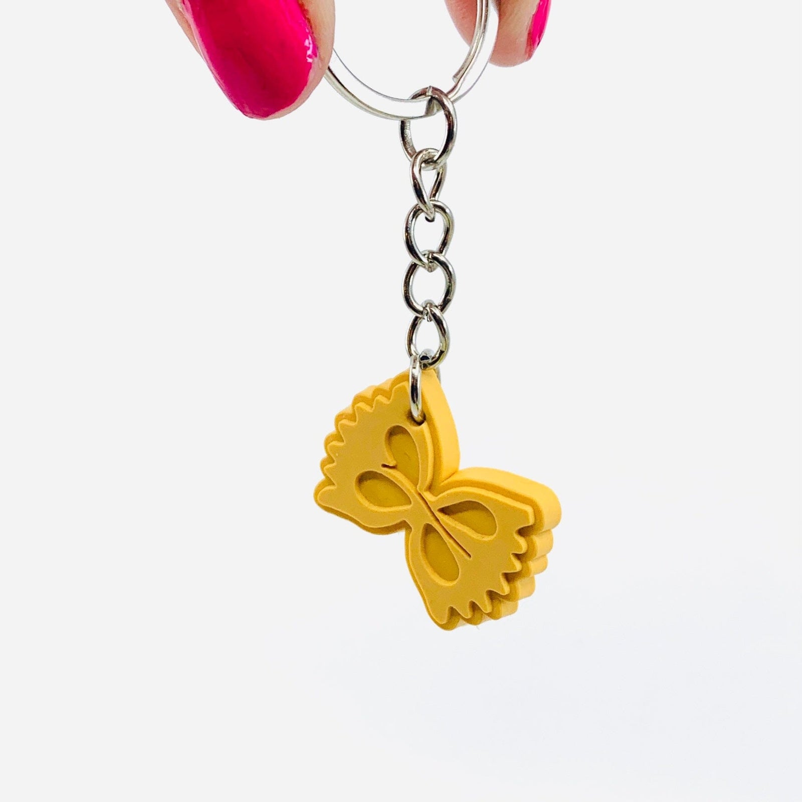 Bow Tie Pasta Keychain - 