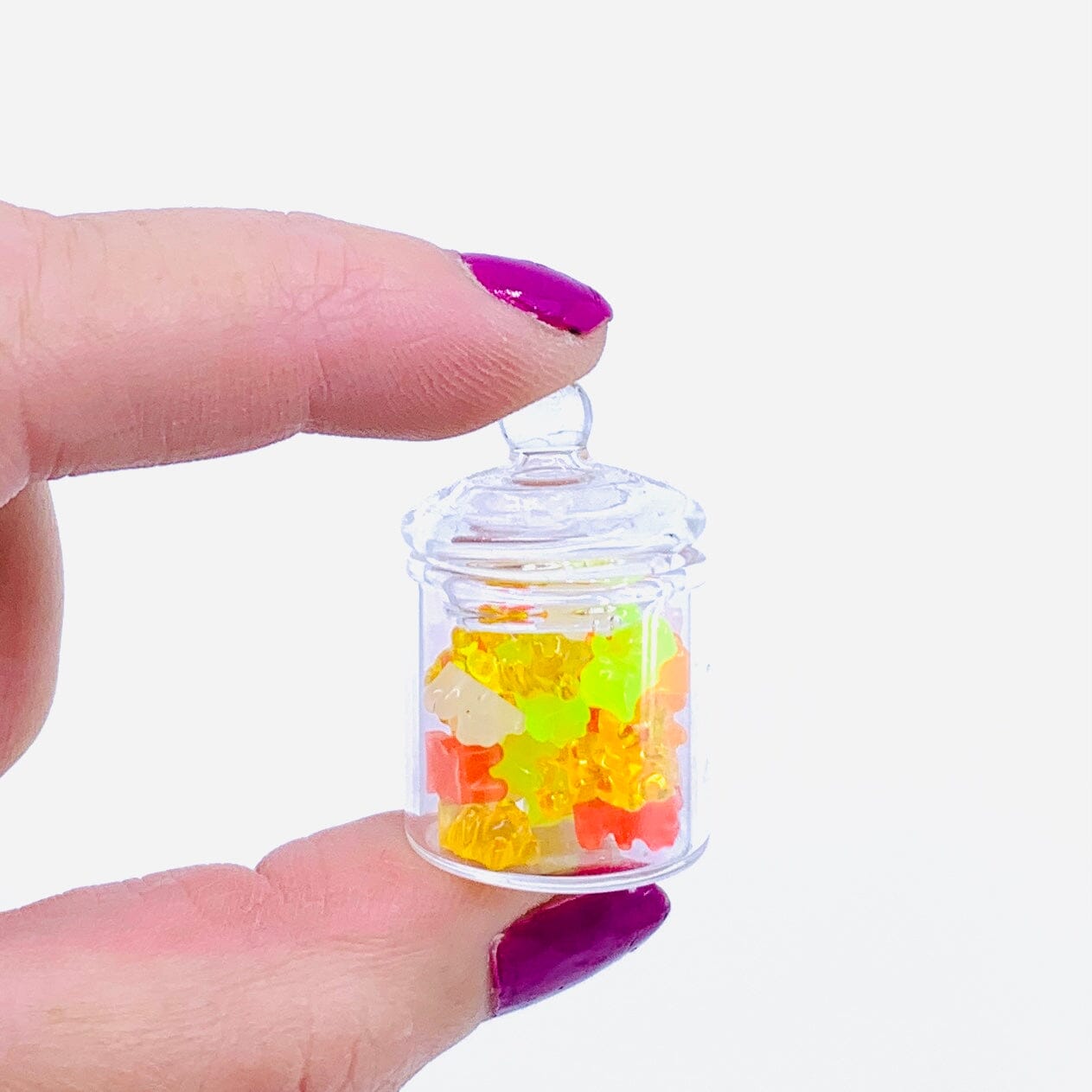 SMALL CLEAR GLASS JAR WITH MANGO WOOD LID — Bridget Beari® Colors
