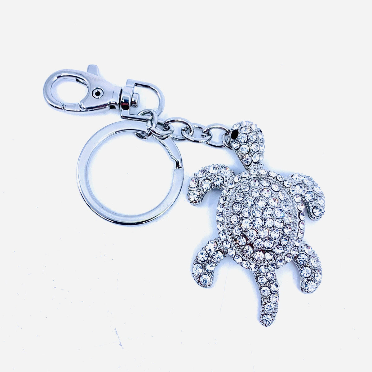 Bejeweled Key Chain 5, Sea Turtle Clear Accessory Kubla Craft 