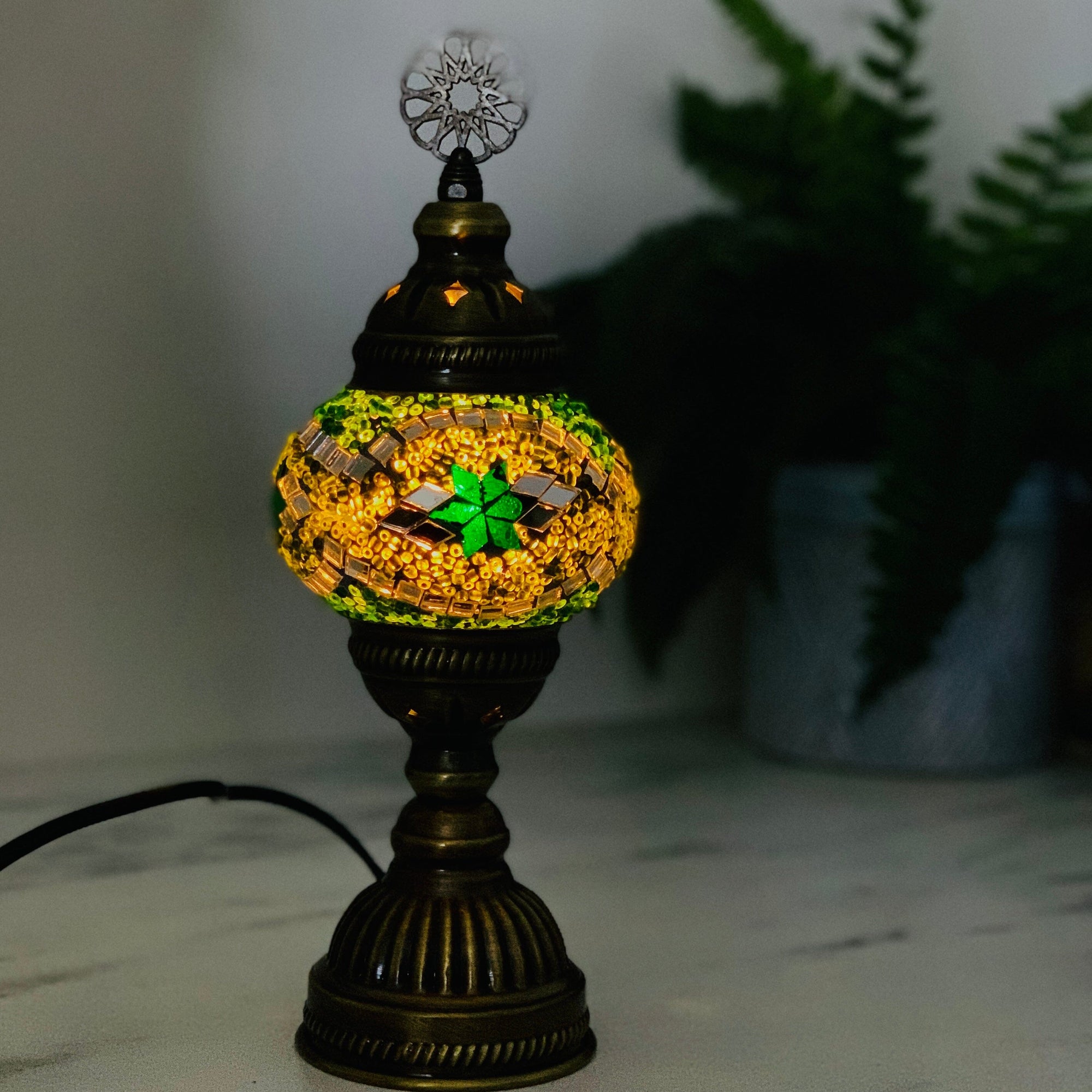 Turkish Mosaic Lamp, 20 Decor Natto USA 