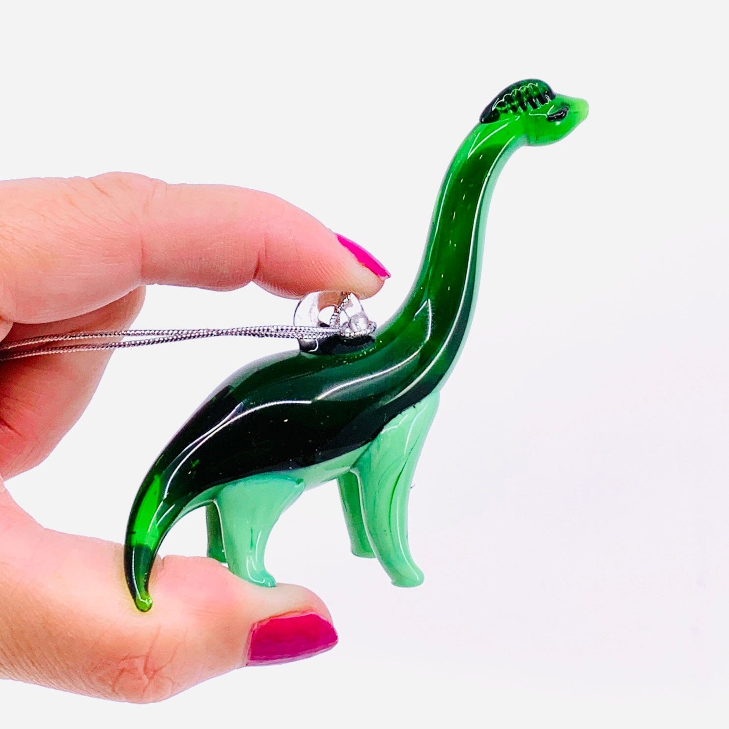 Glass Ornament, Dinosaur Ornament Dynasty 