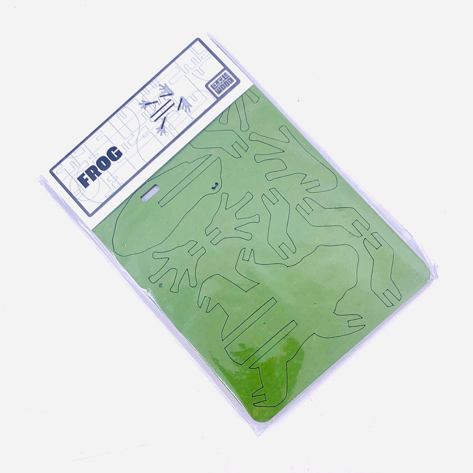 Wooden Animal Puzzle 8, Frog Little and Wood 