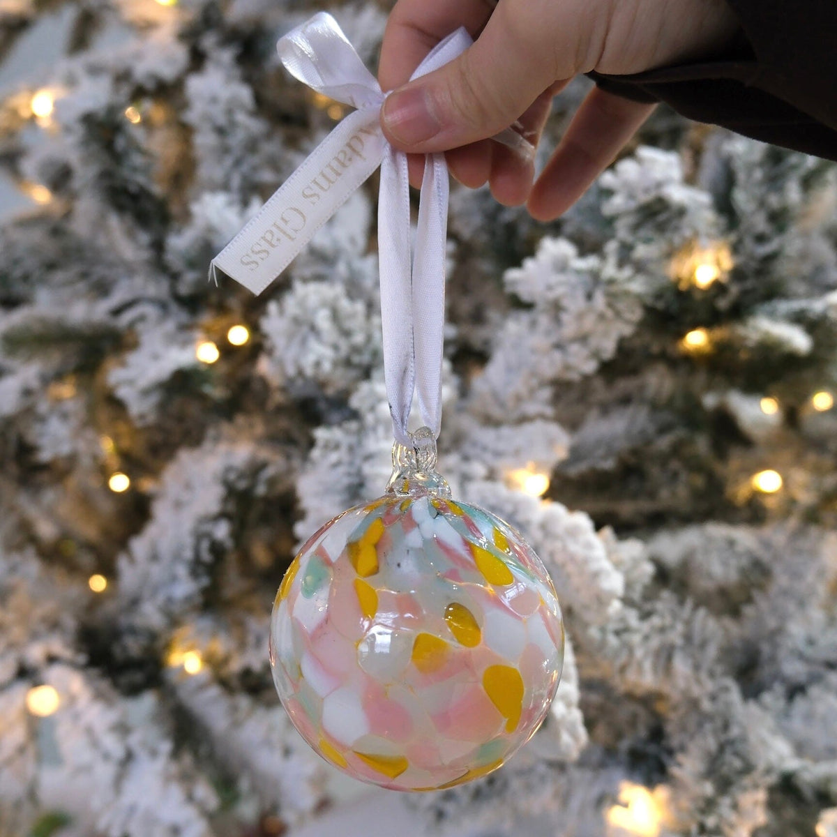 Mini Holiday Ornament, Nutcracker Ornament Luke Adams Glass Blowing Studio 