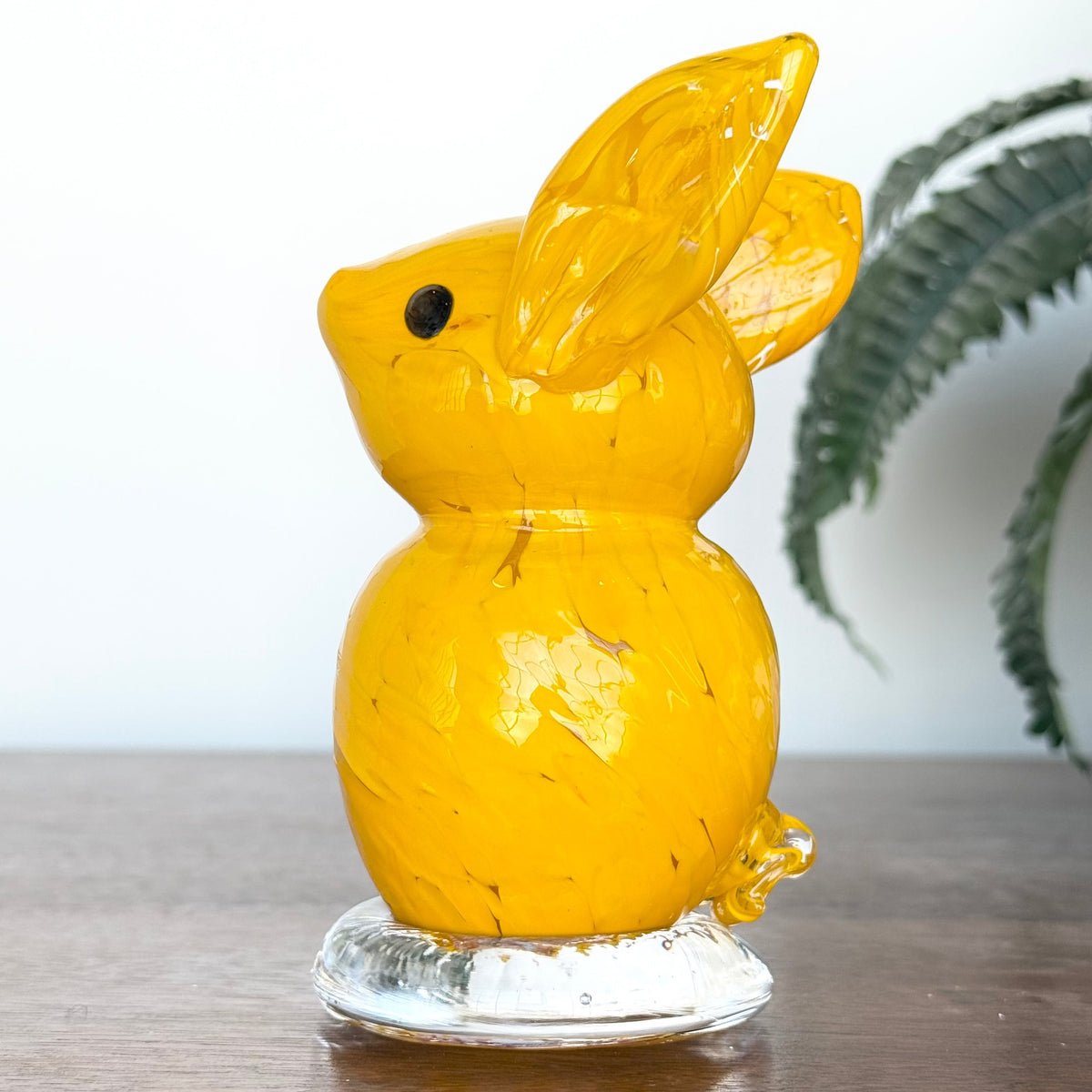 Daily Bunny 14 - Mustard Gabby Luke Adams Glass Blowing Studio 