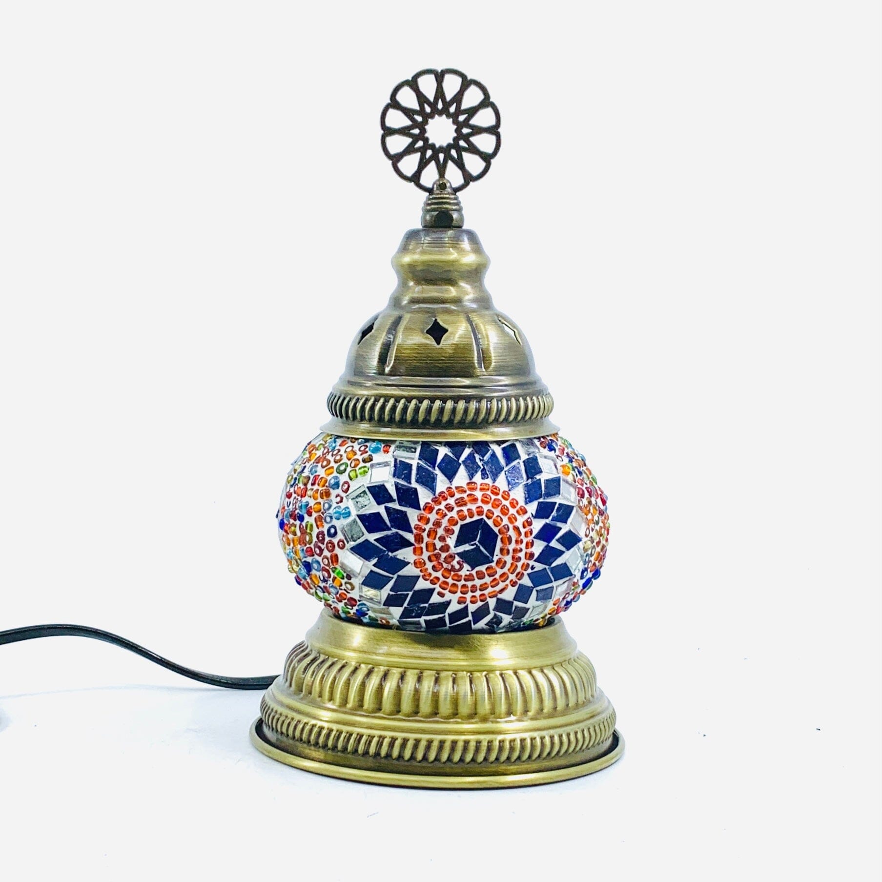 Turkish Mosaic Mini Lamp, 12 Decor Natto USA 