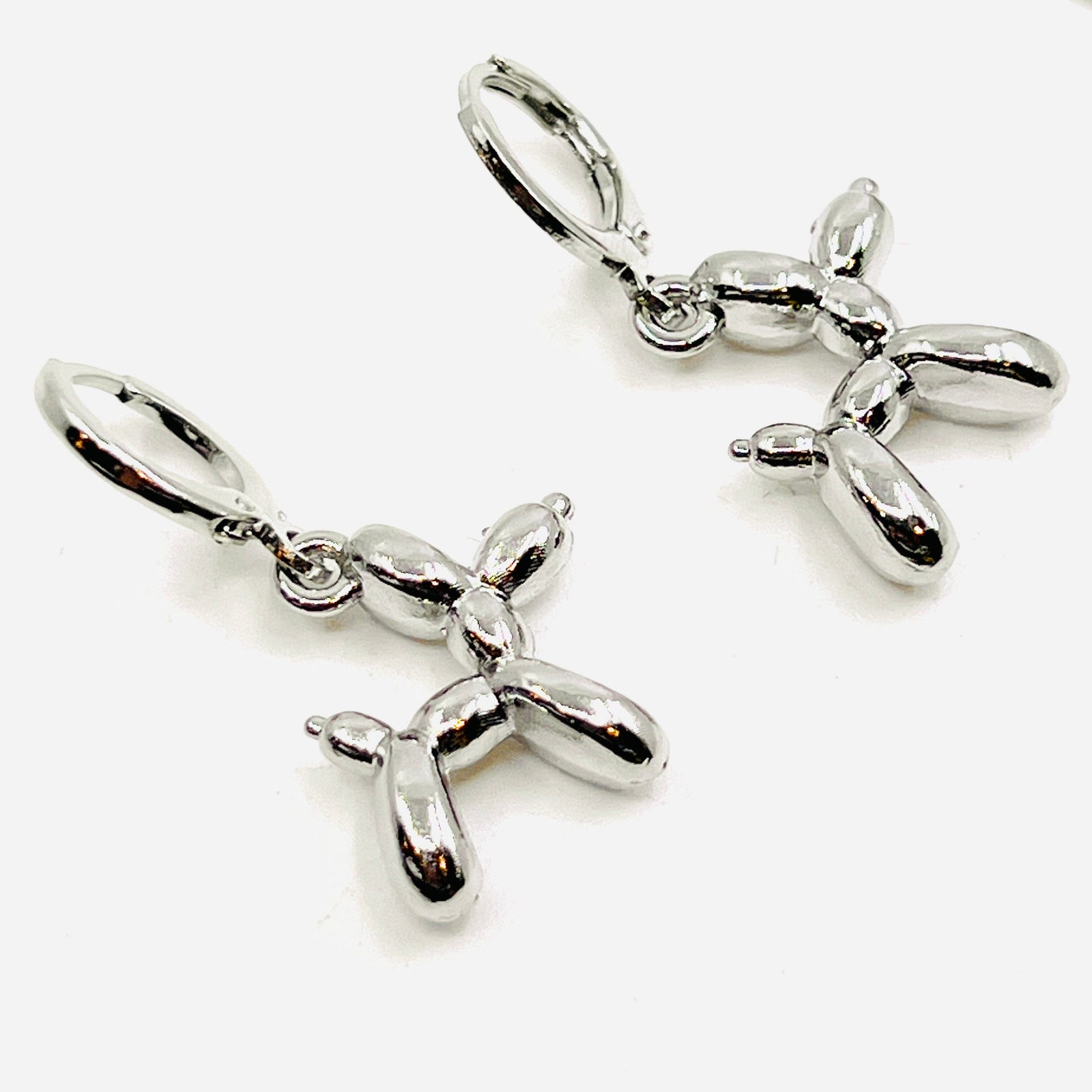 Balloon Dogs Huggie Hoops Jewelry - 