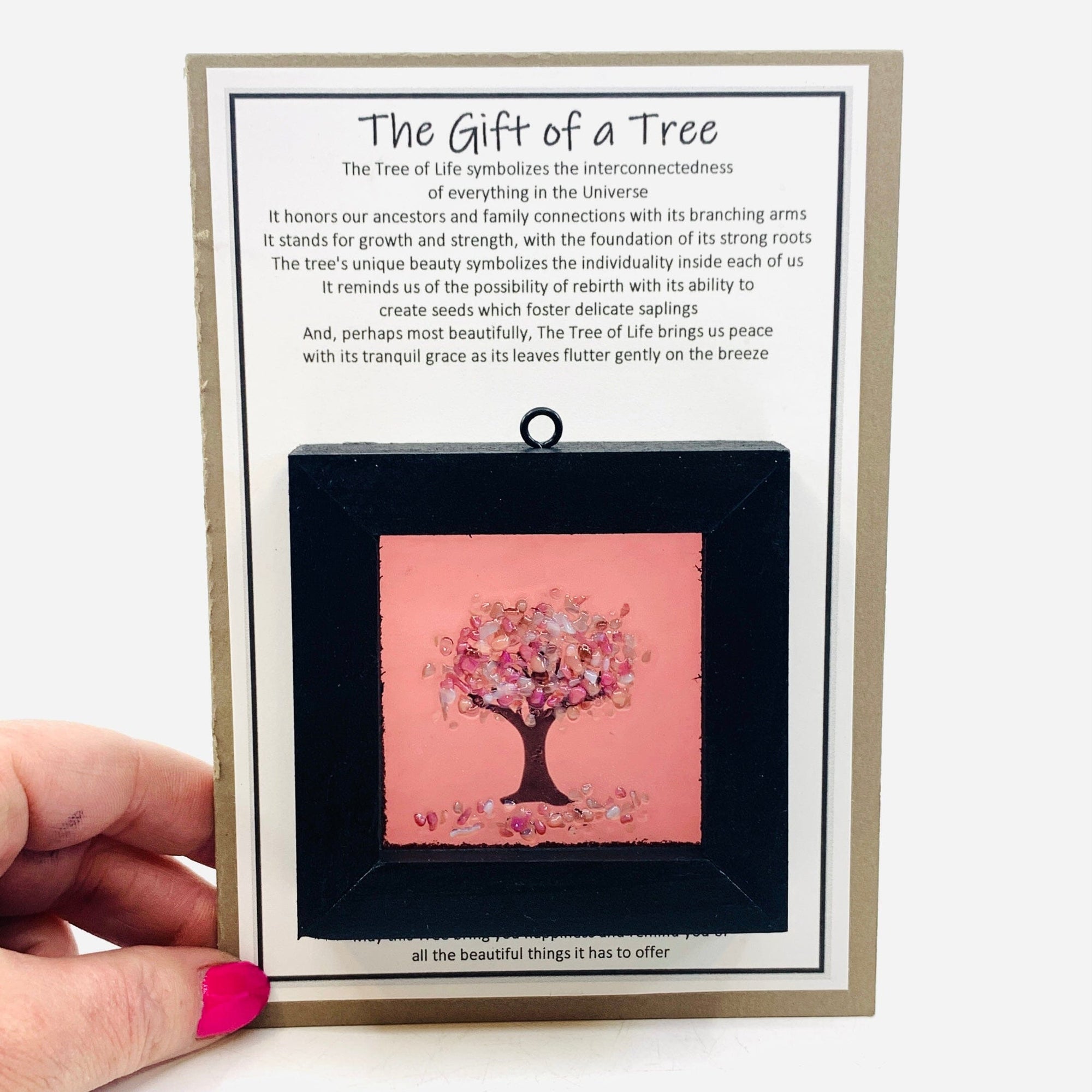 Fused Glass Tree of Life Shadow Box 138 Decor Glimmer Glass Gifts 