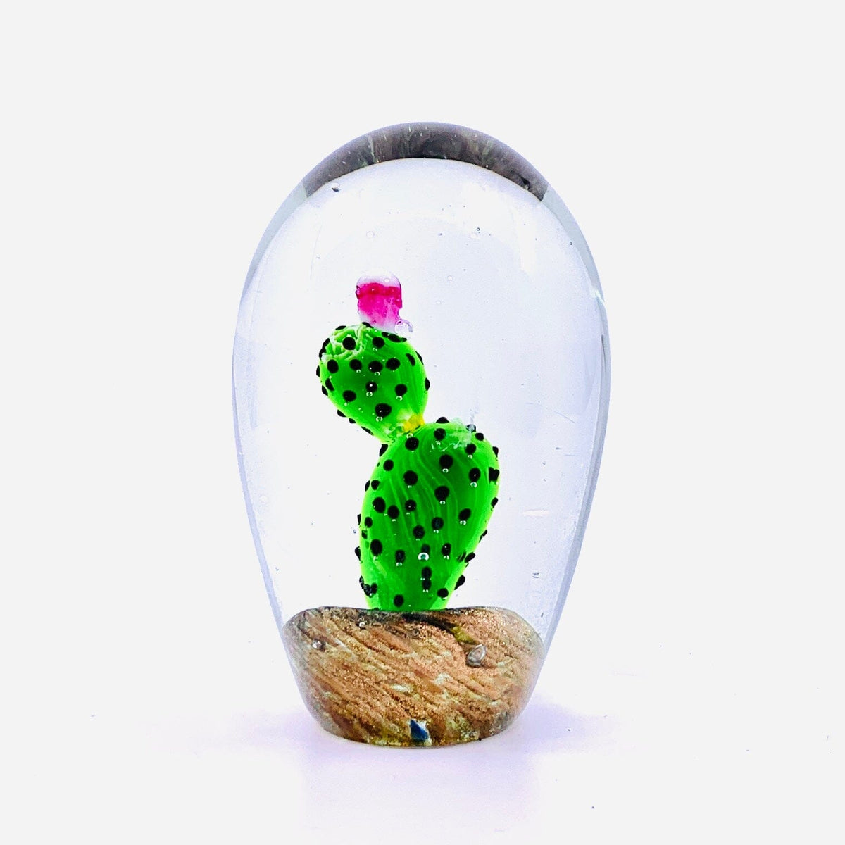 Prickly Pear Cactus Paperweight Paperweight Dynasty 