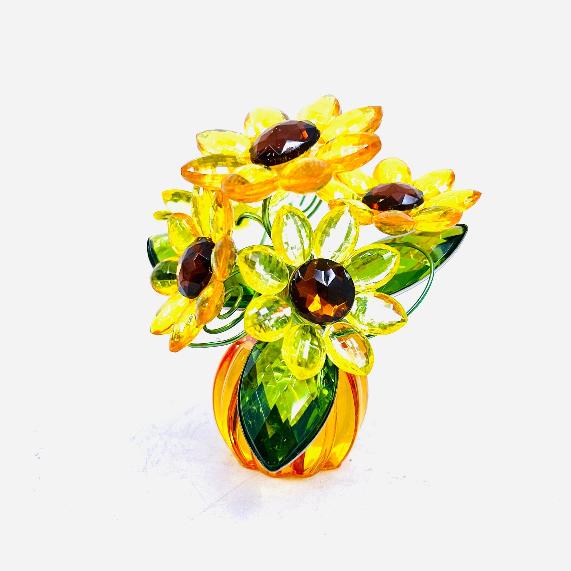 Acrylic Bouquet, Sunflower Decor GANZ 