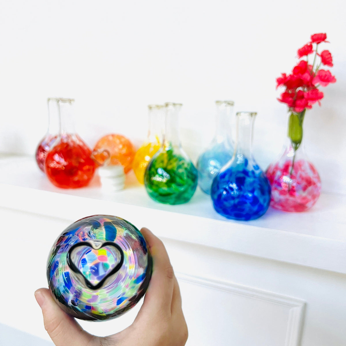 Love in a Bottle Decor Henrietta Glass Jewel Mix 