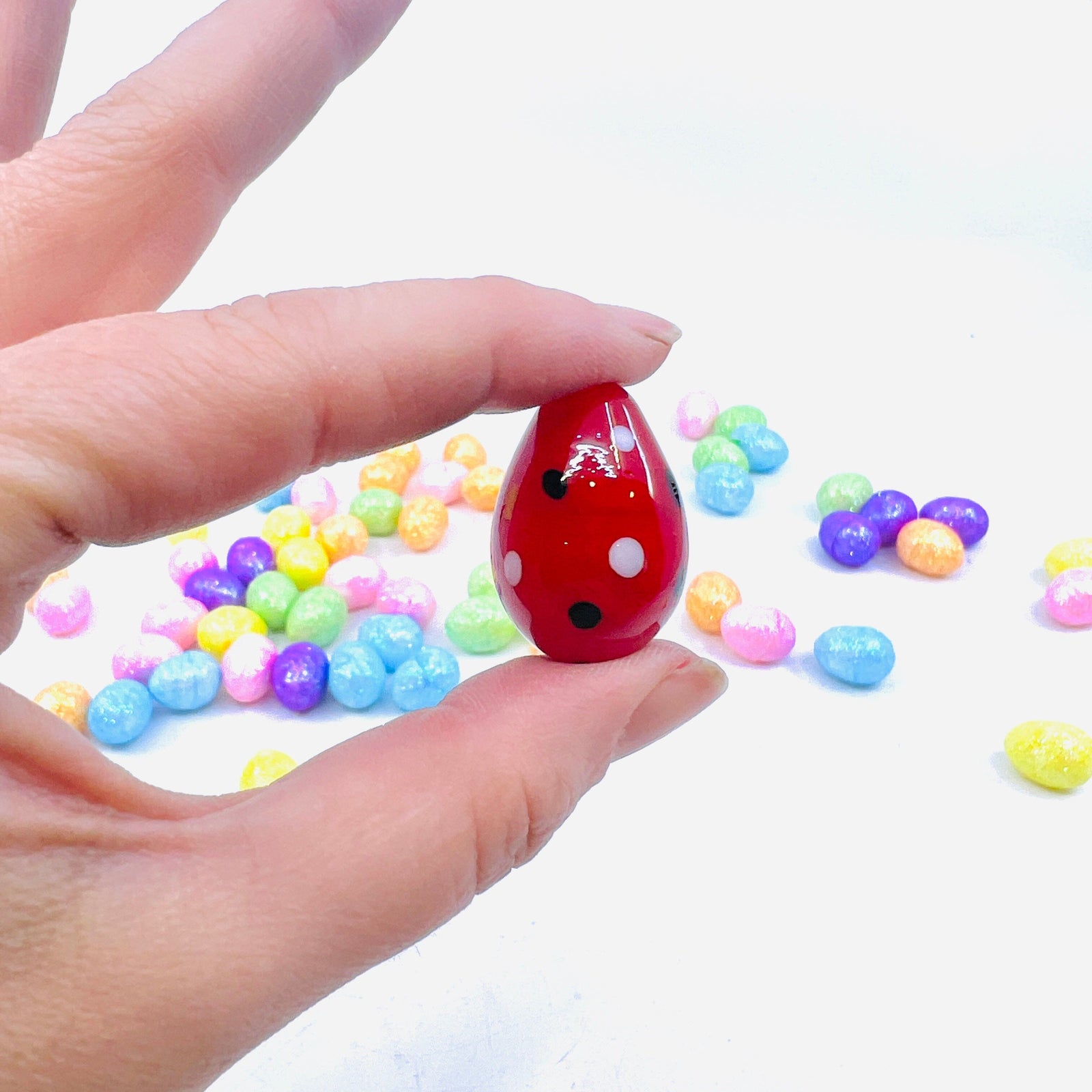 Mini Glass Egg-stravaganza 19 Ladybug Amazon 