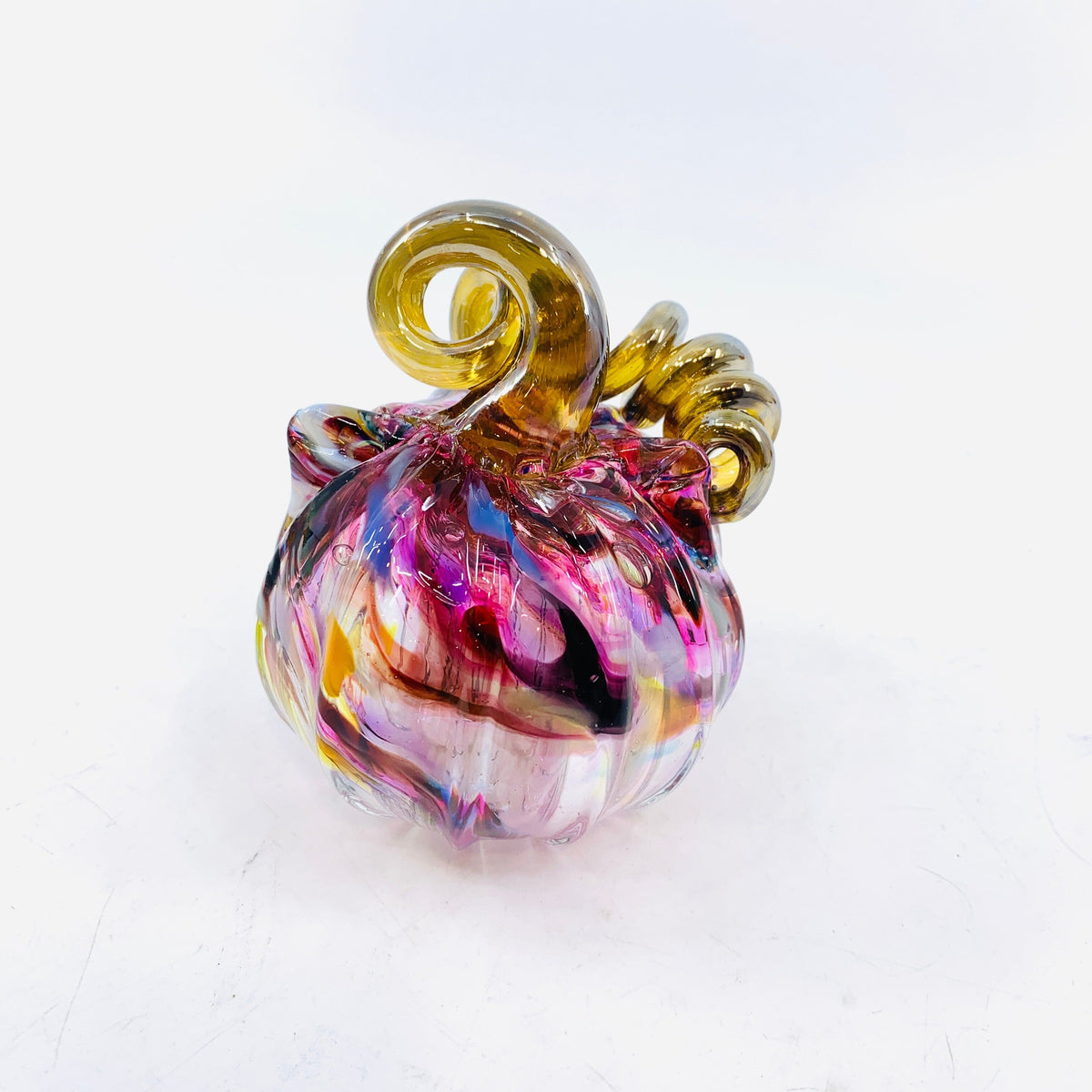 Daily Pumpkin 1967 “Oops” Catkin Gabby Luke Adams Glass Blowing Studio 
