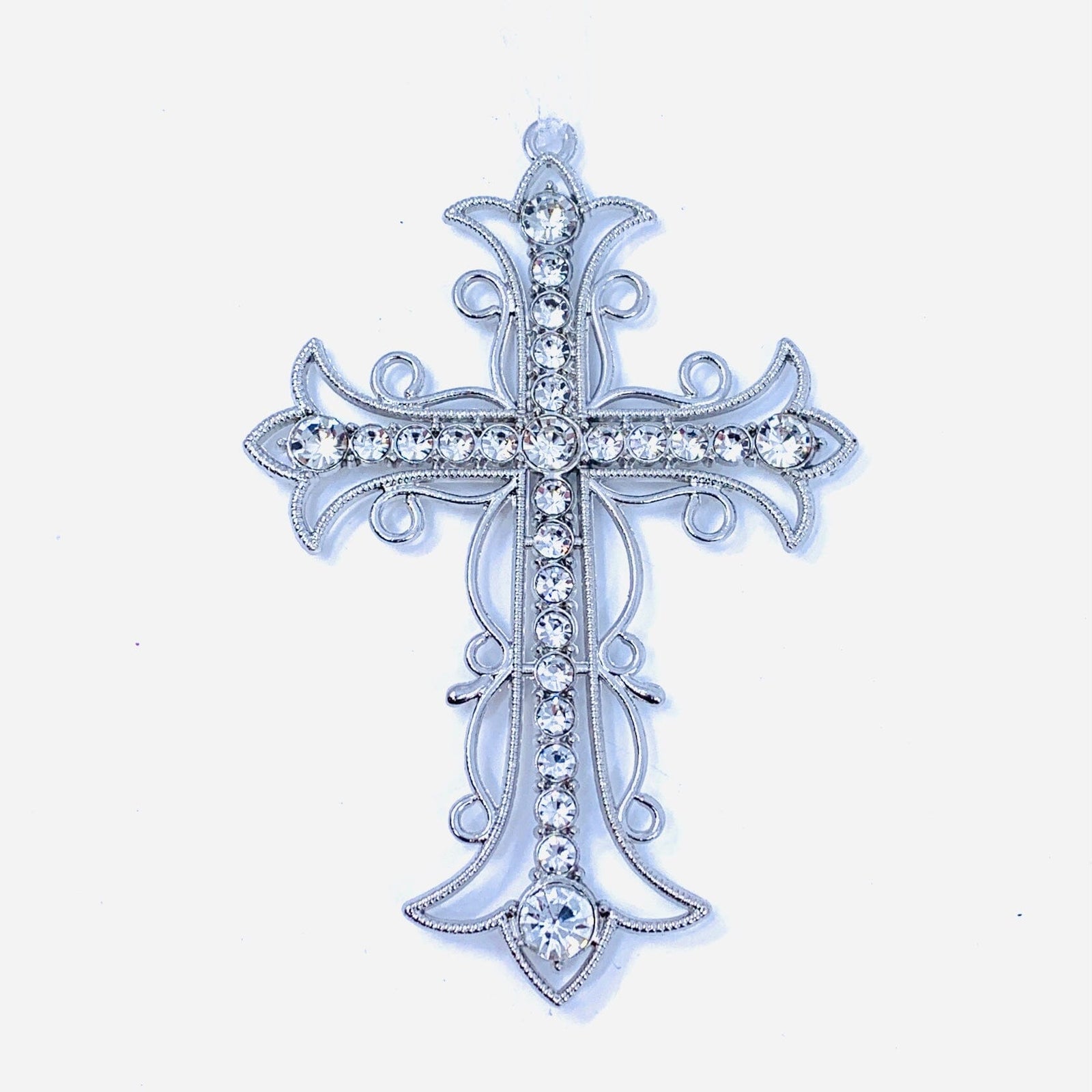 Crystal Cross Ornament Oak Street 