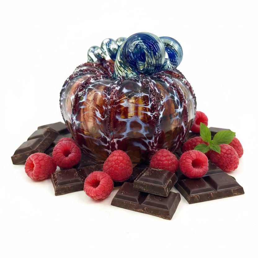 Daily Pumpkin 1983 Squat Raspberry Mocha Gabby Luke Adams Glass Blowing Studio 