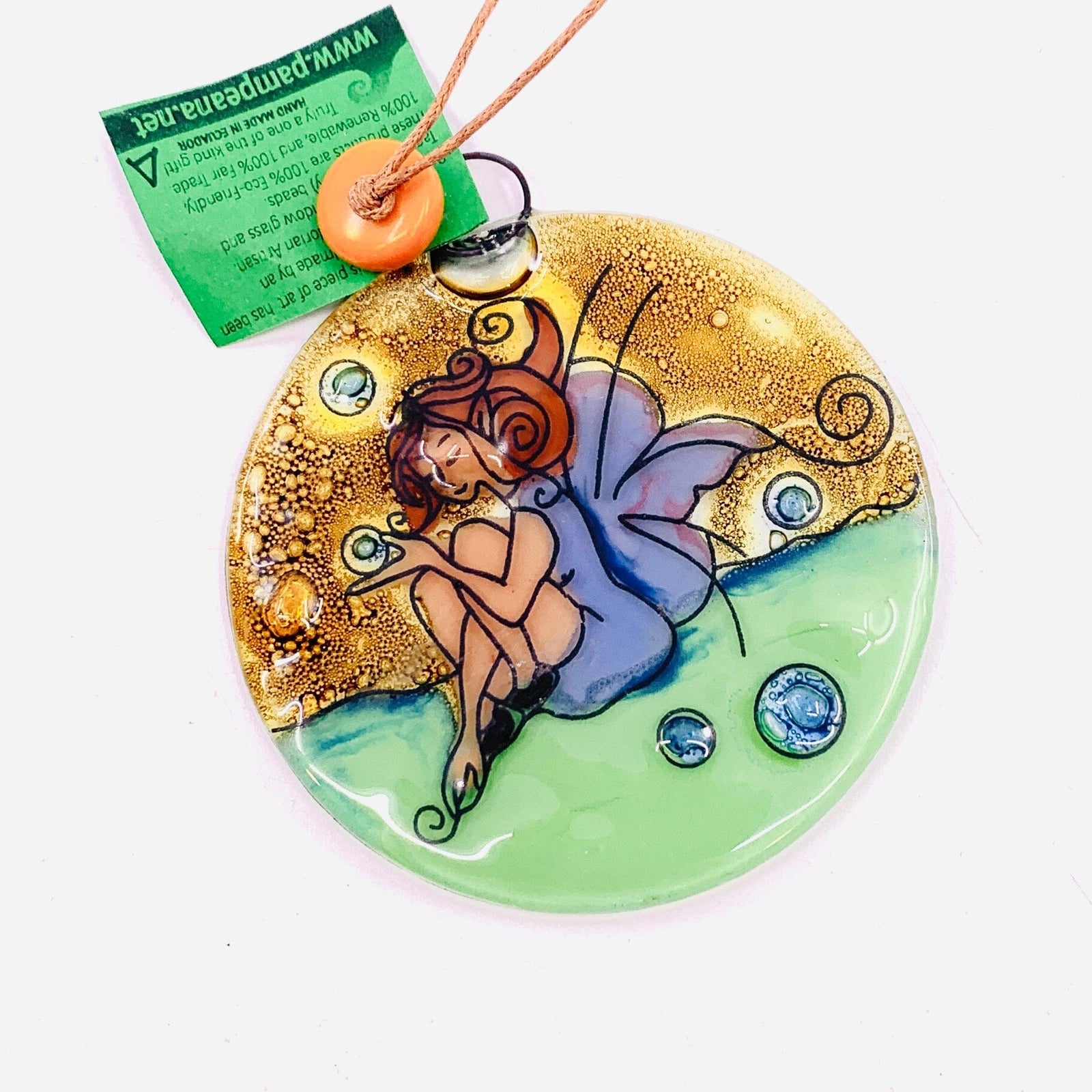 Fair Trade Ornament 126 Fairy Ornament Pam Peana 
