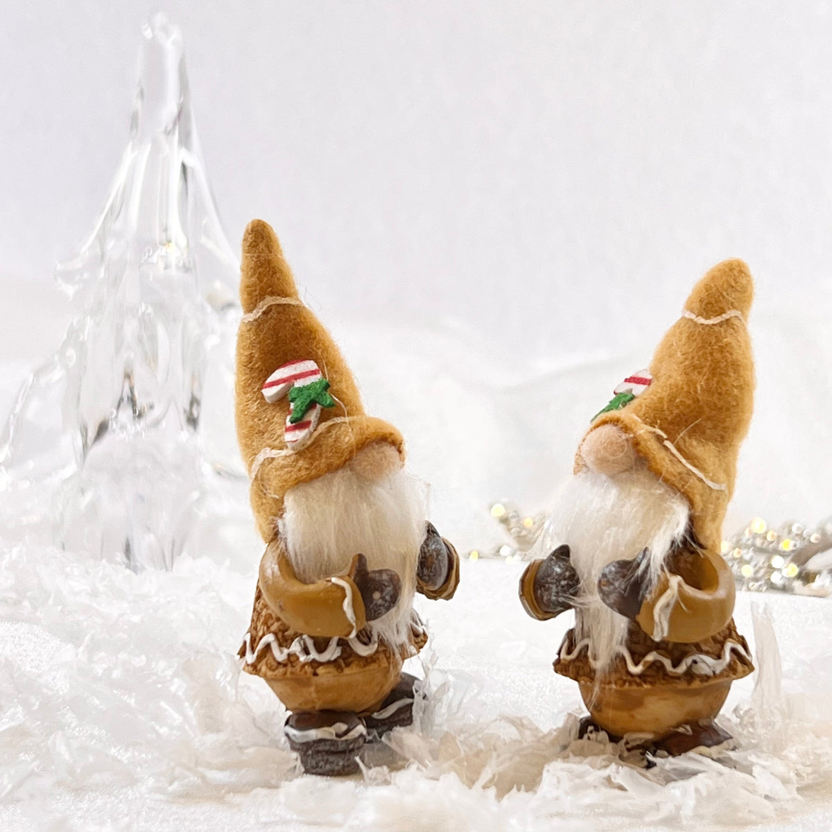 Gingerbread Greetings Gnome Miniature GANZ 