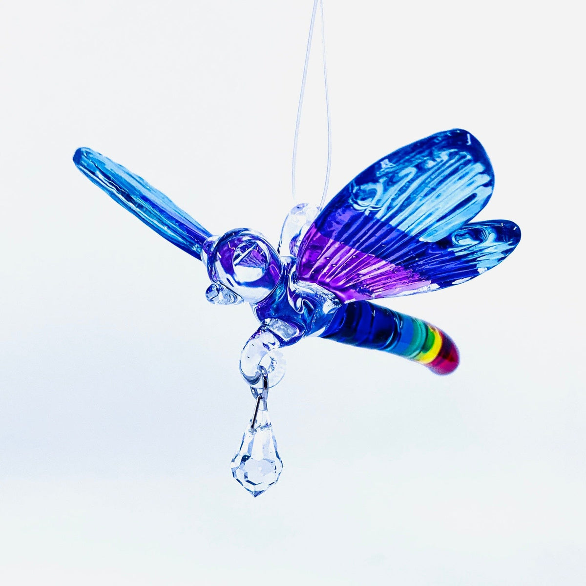 Dazzle Glass Dragonfly Rainbow 3 Alex 