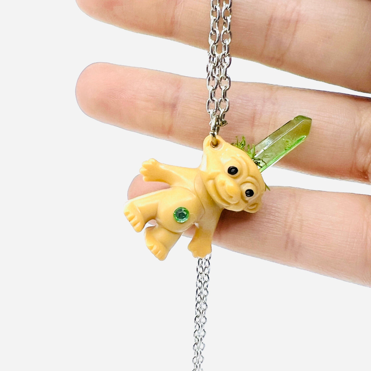 Crystal Troll Doll Necklace Jewelry - 