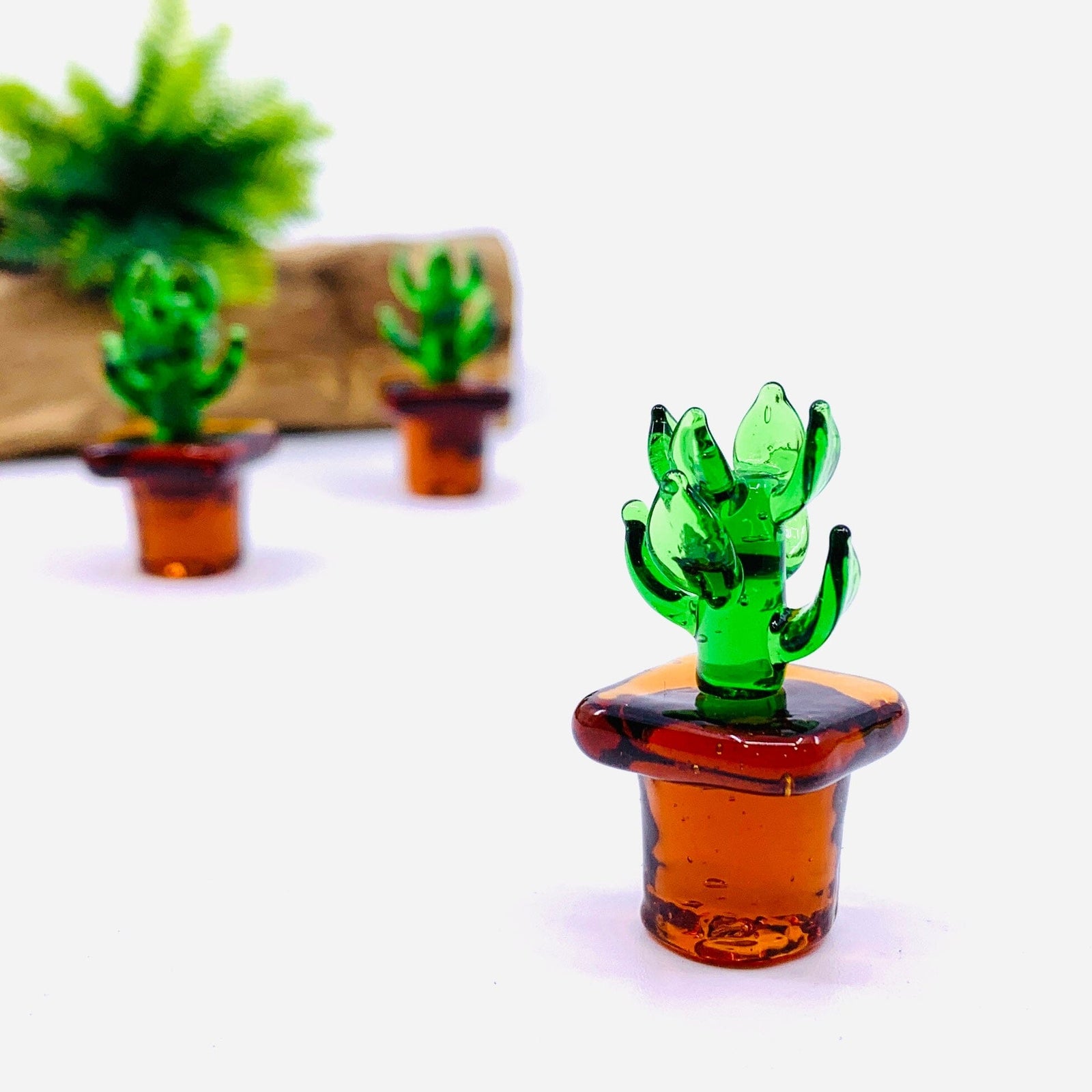 Tiny Glass Houseplant 170 Miniature - 