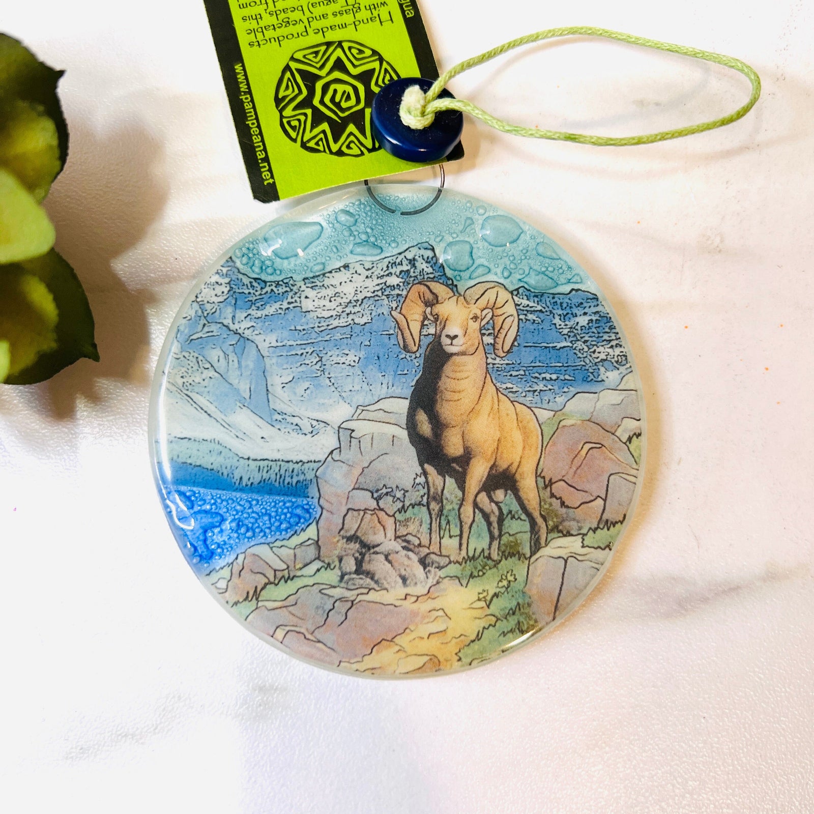 Fair Trade Ornament 67 Mountain View Sheep Ornament Pam Peana 