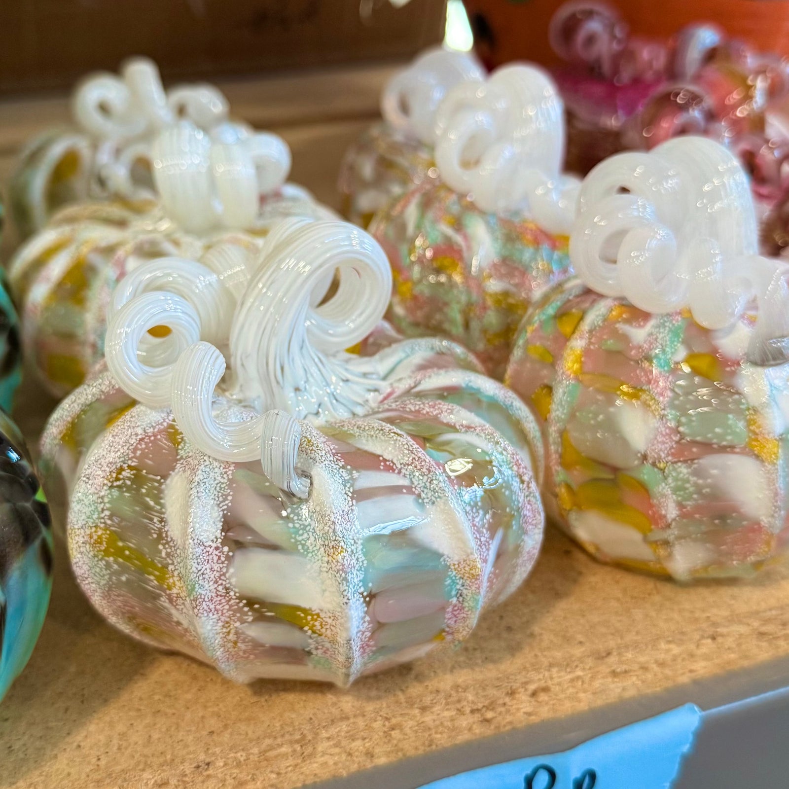 Cake Pop Pumpkin inspo Luke Adams Glass Blowing Studio Large 