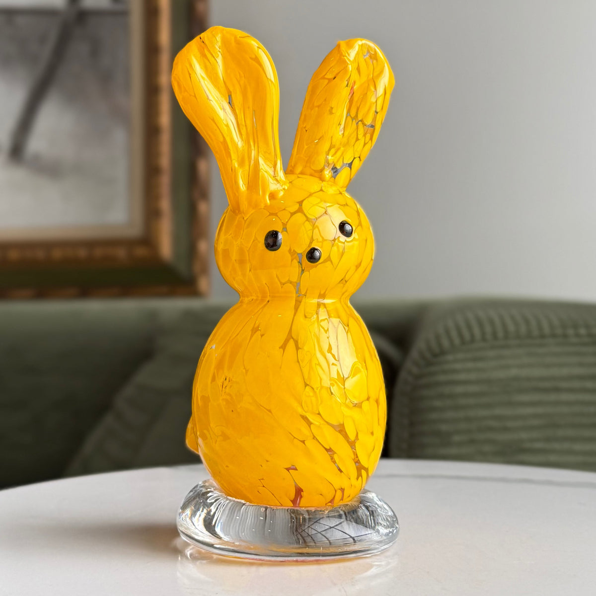 Daily Bunny 23 - Candy Yellow Gabby Luke Adams Glass Blowing Studio 