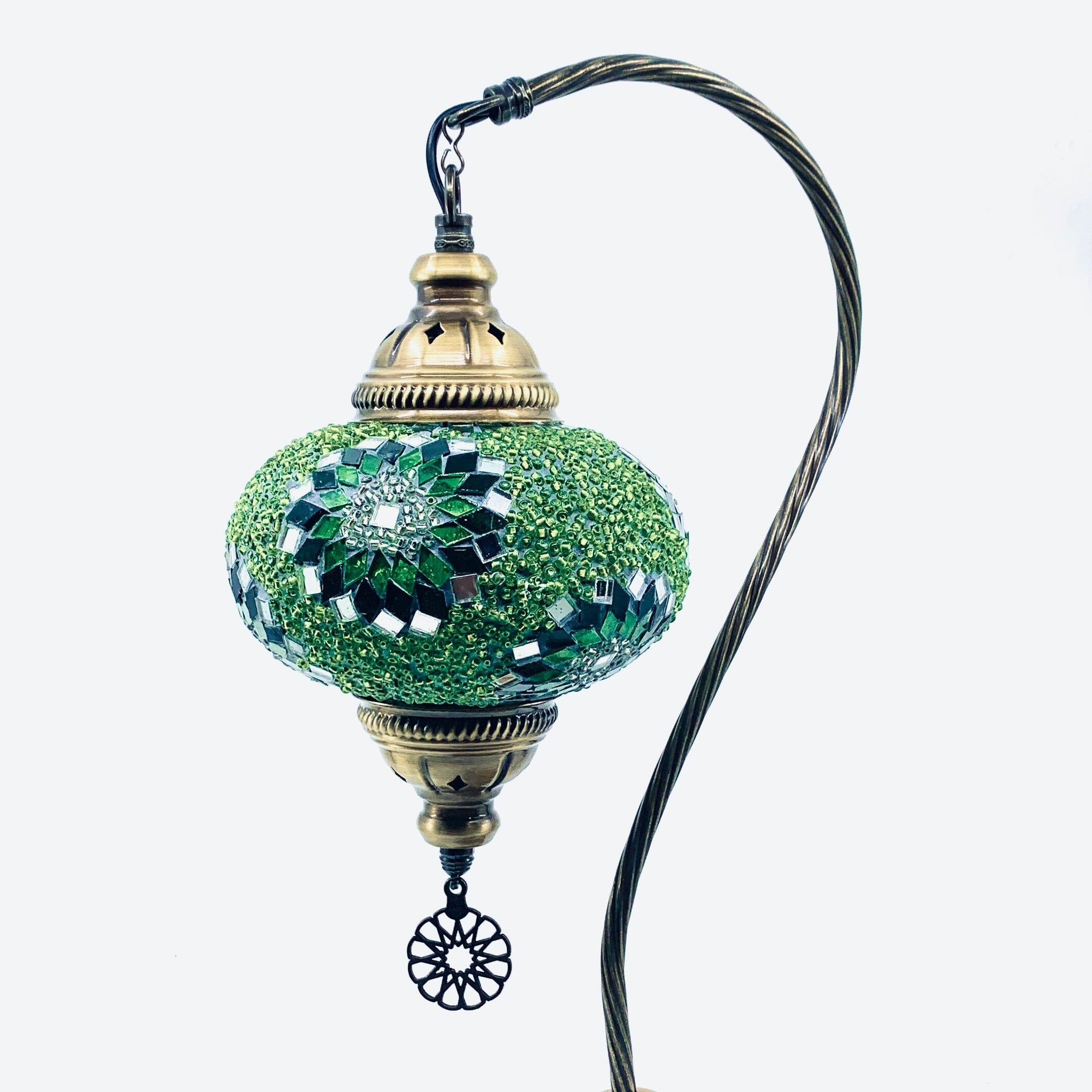 Half Heart Turkish Mosaic Lamp, 5 Decor Natto USA 